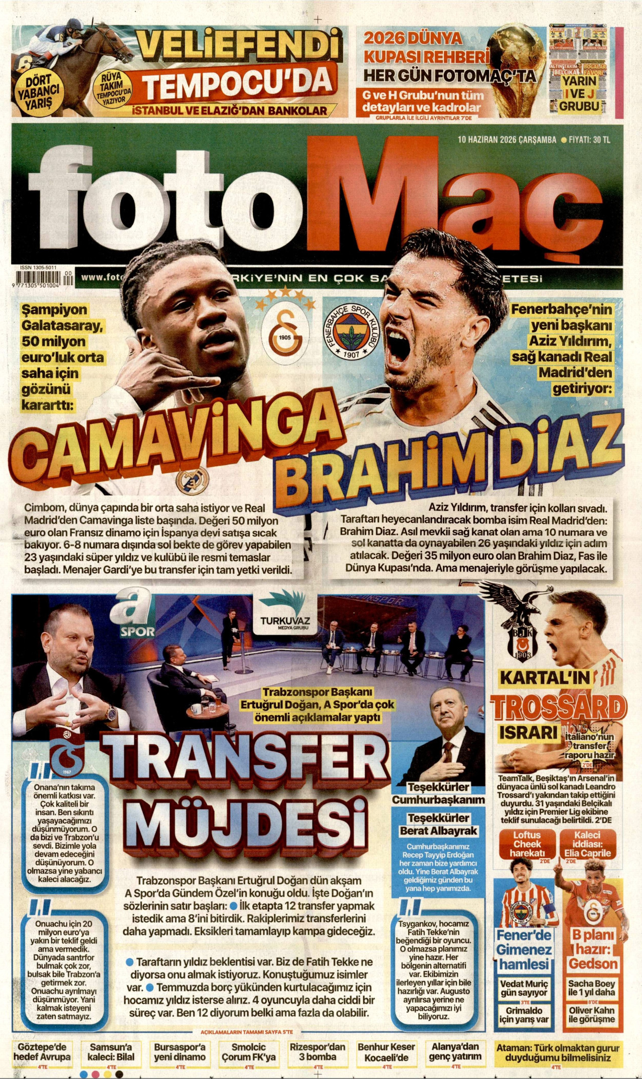 Fotomaç Manşet