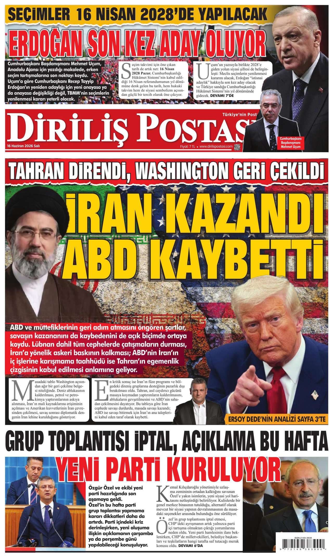 Diriliş Postası Manşet