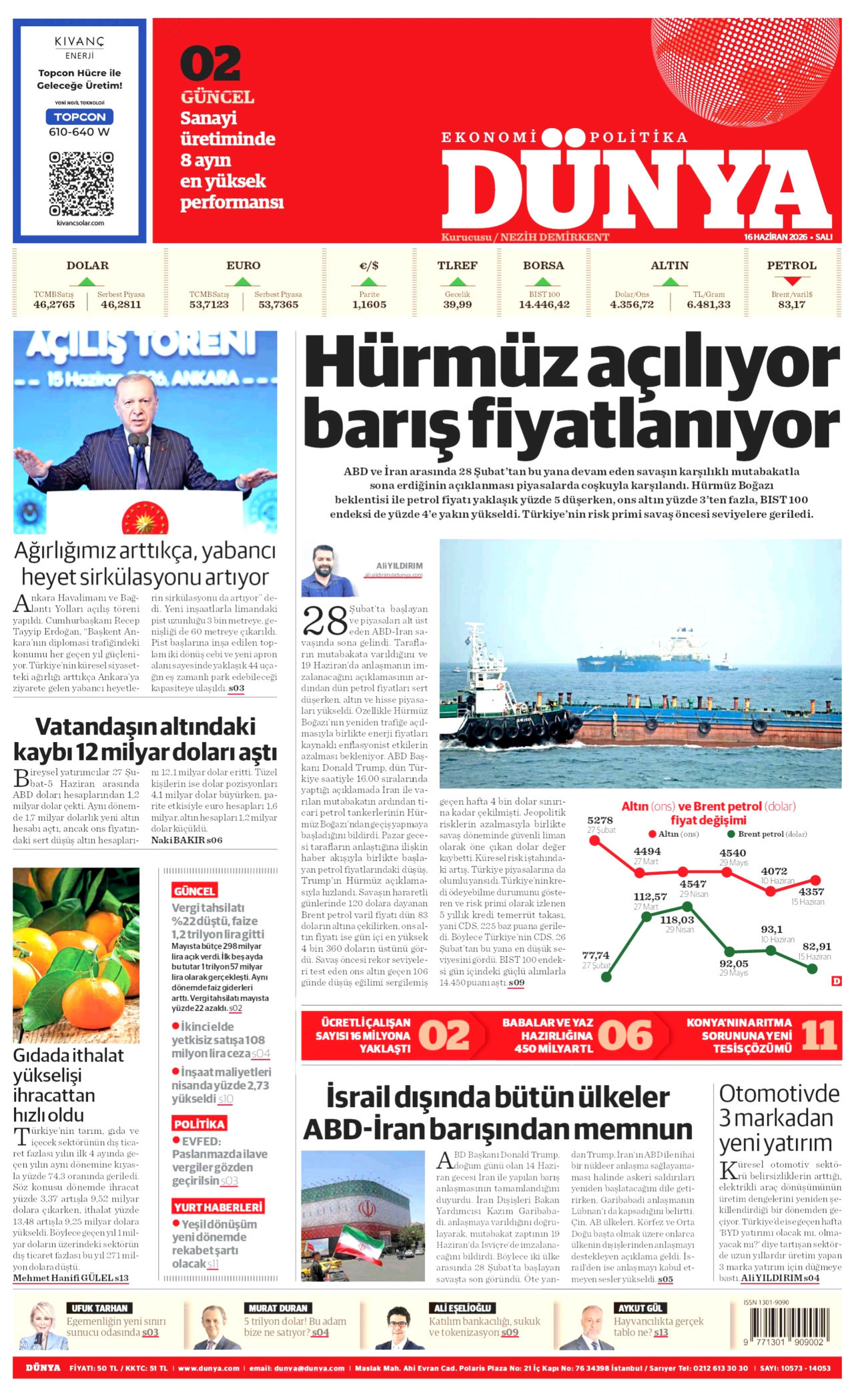 Dünya Manşet
