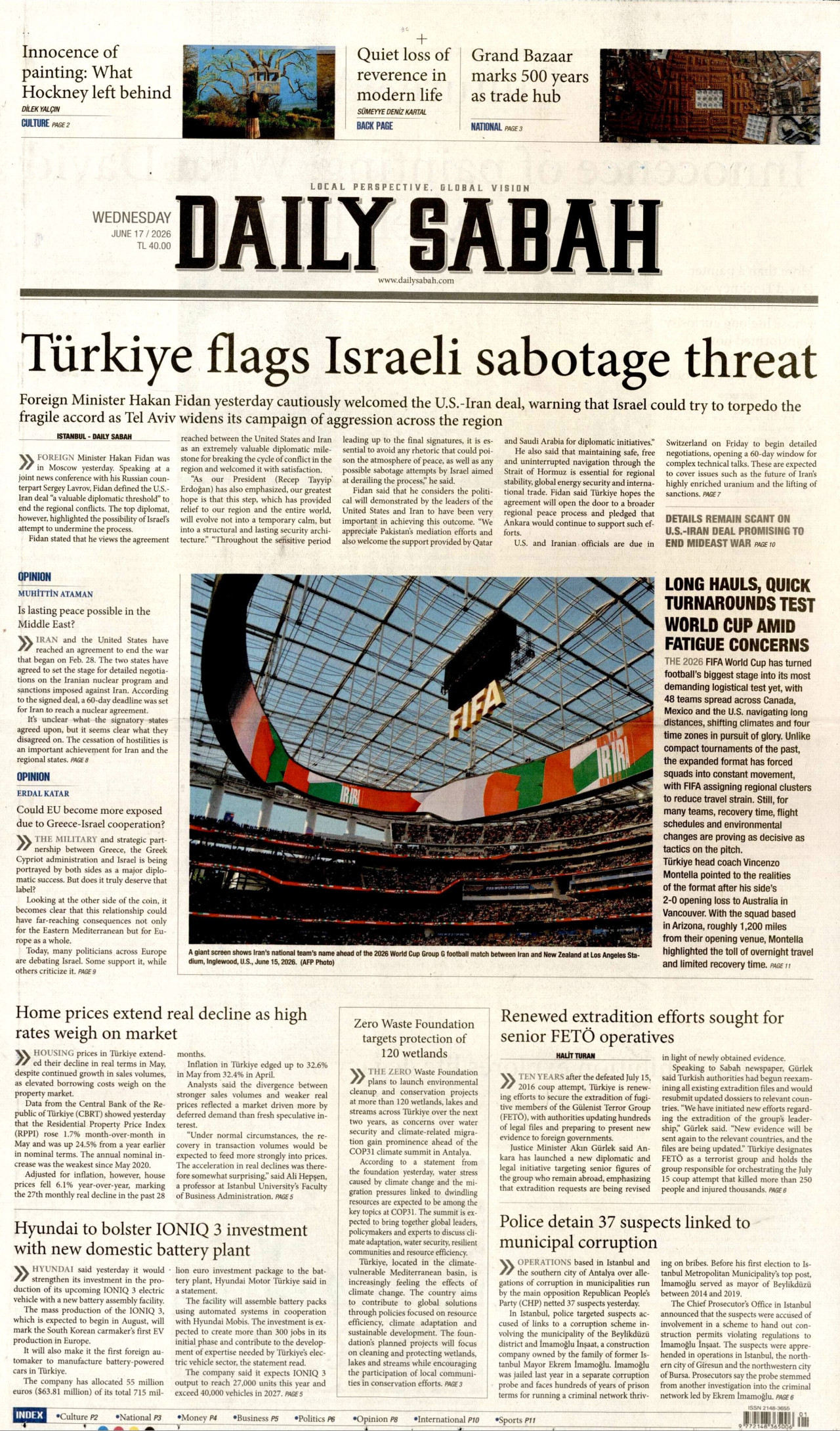 Daily Sabah Manşet