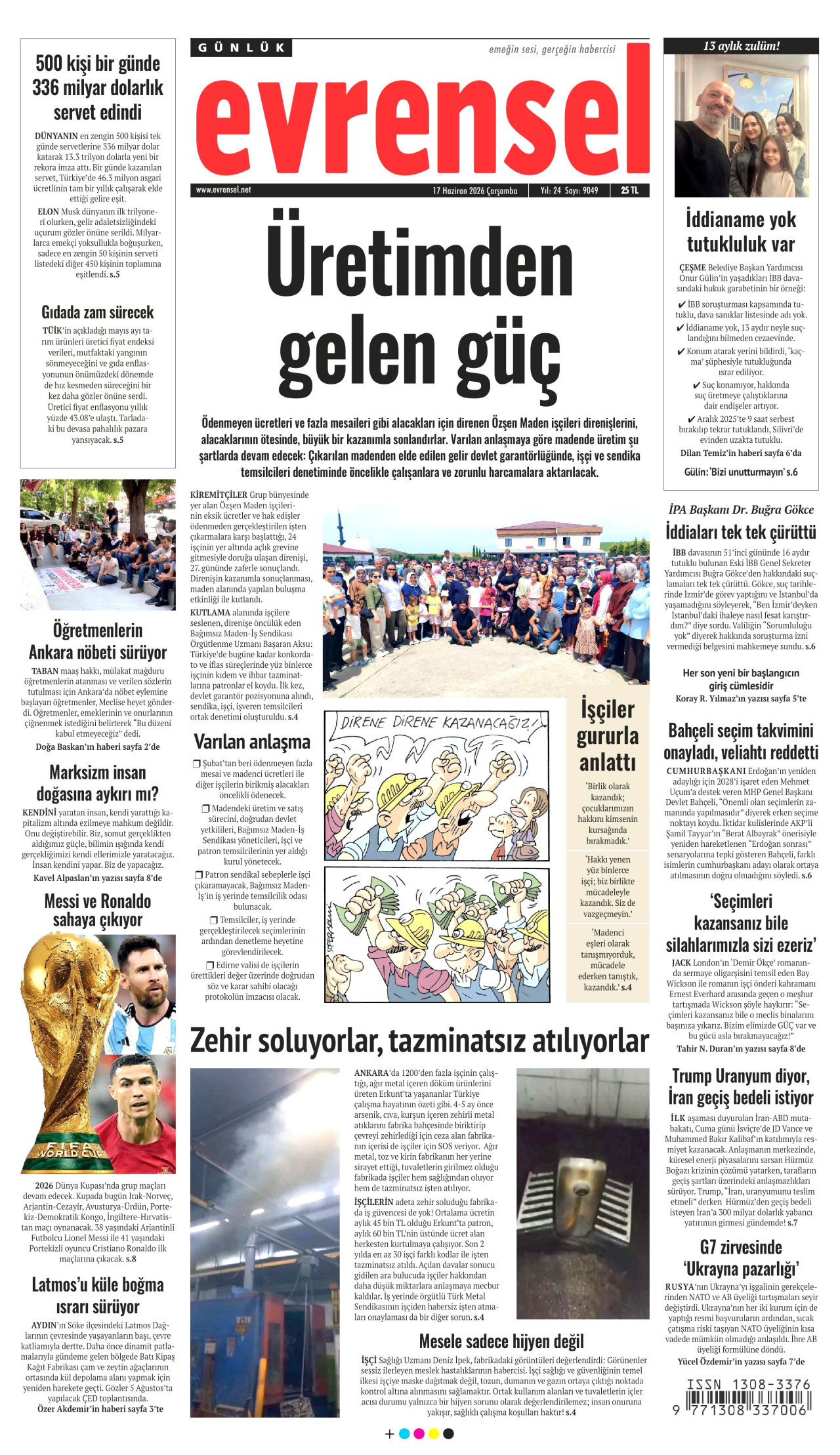 Evrensel Manşet