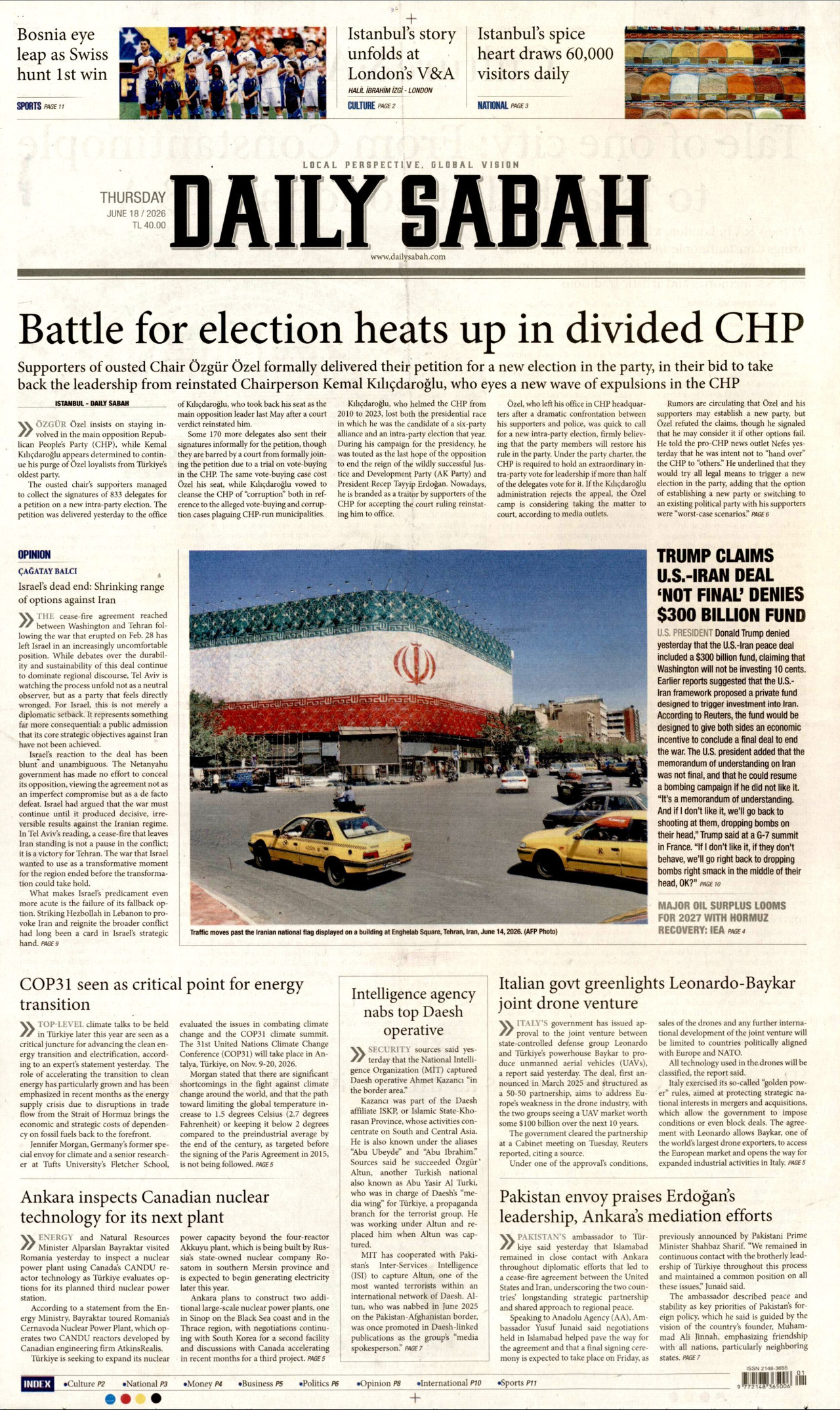 Daily Sabah Manşet
