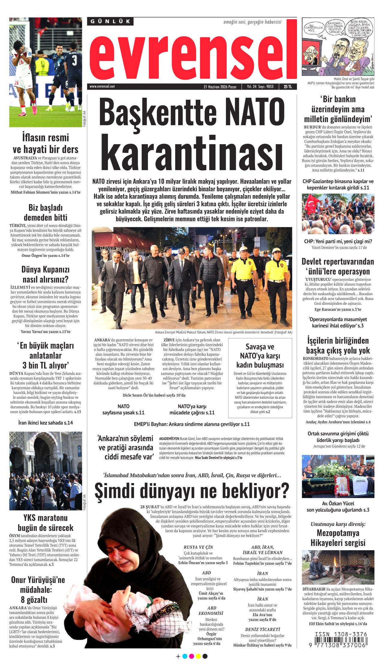 Evrensel Manşet