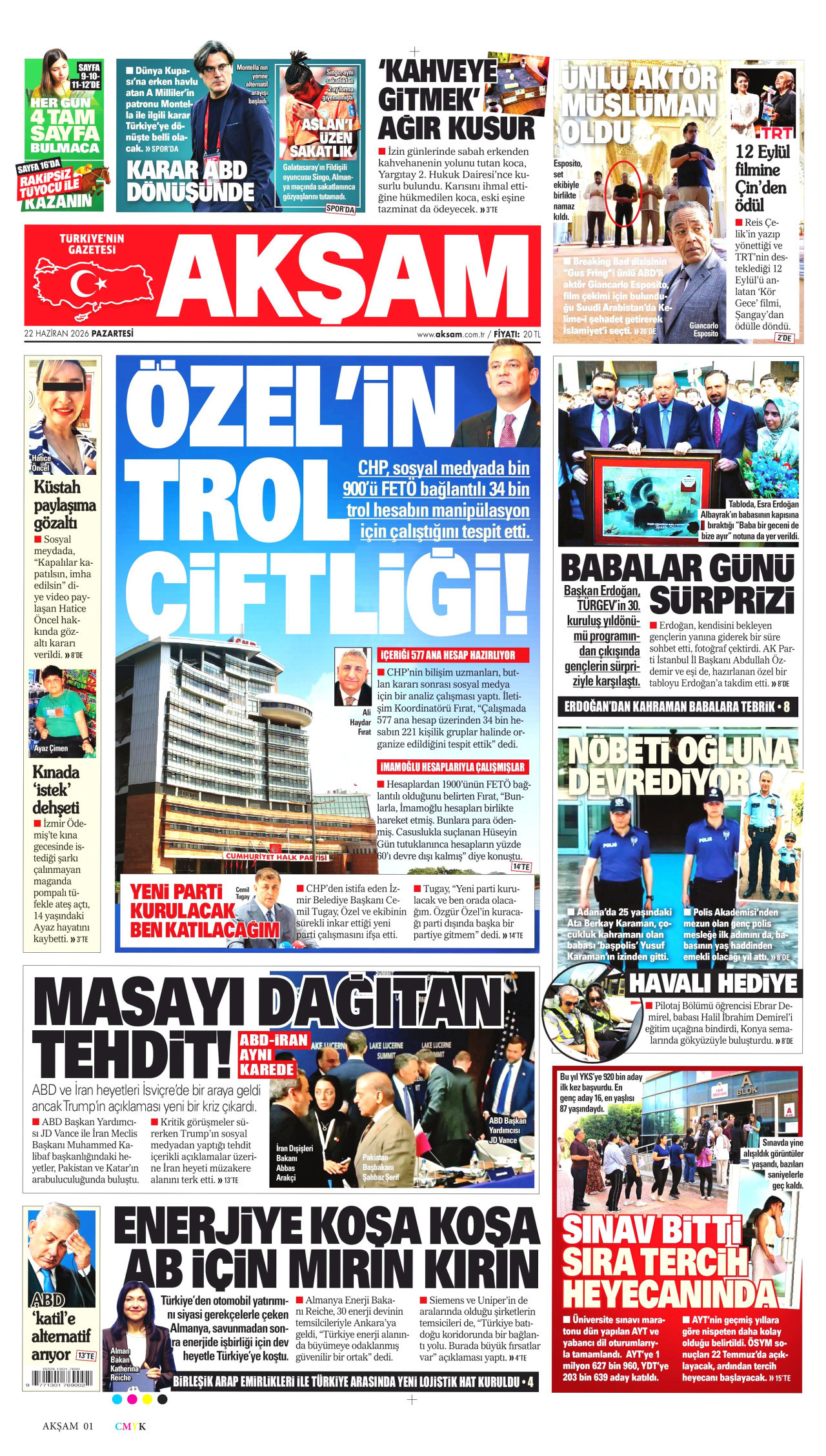 Akşam Manşet