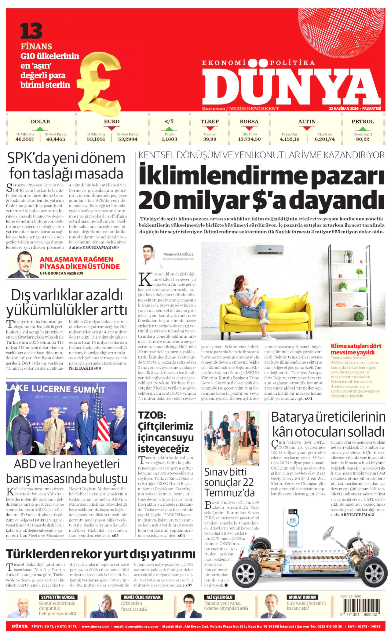 Dünya Manşet