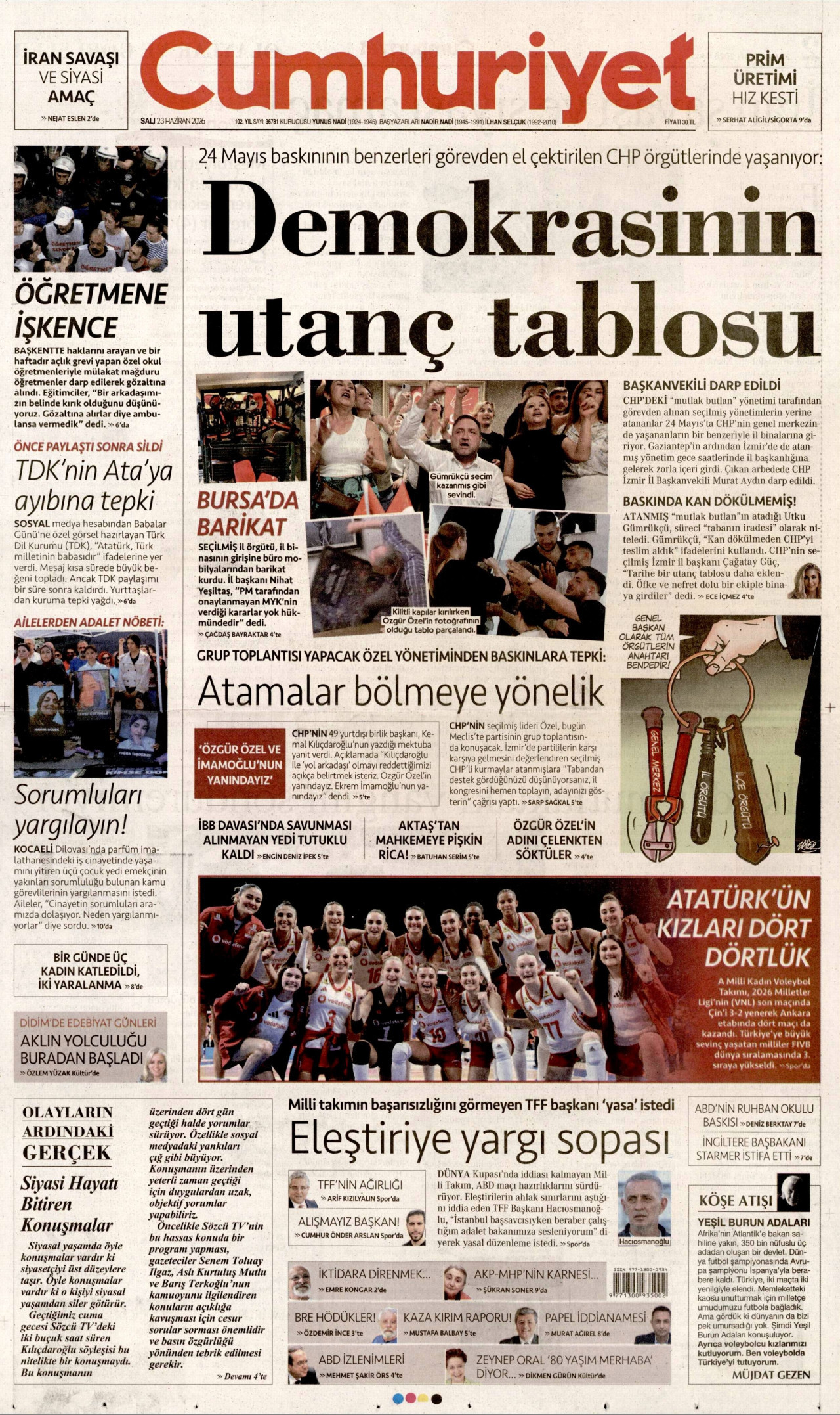 Cumhuriyet Manşet