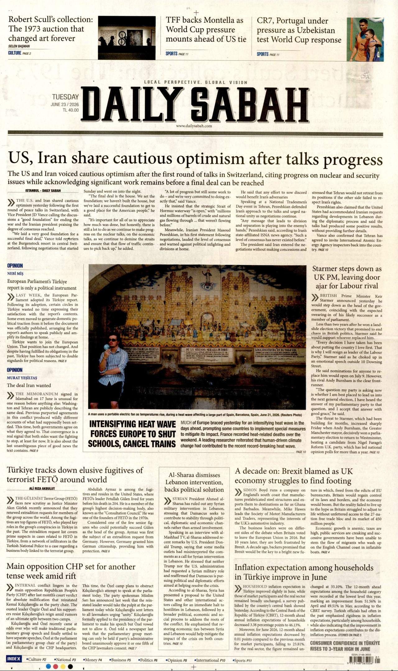 Daily Sabah Manşet