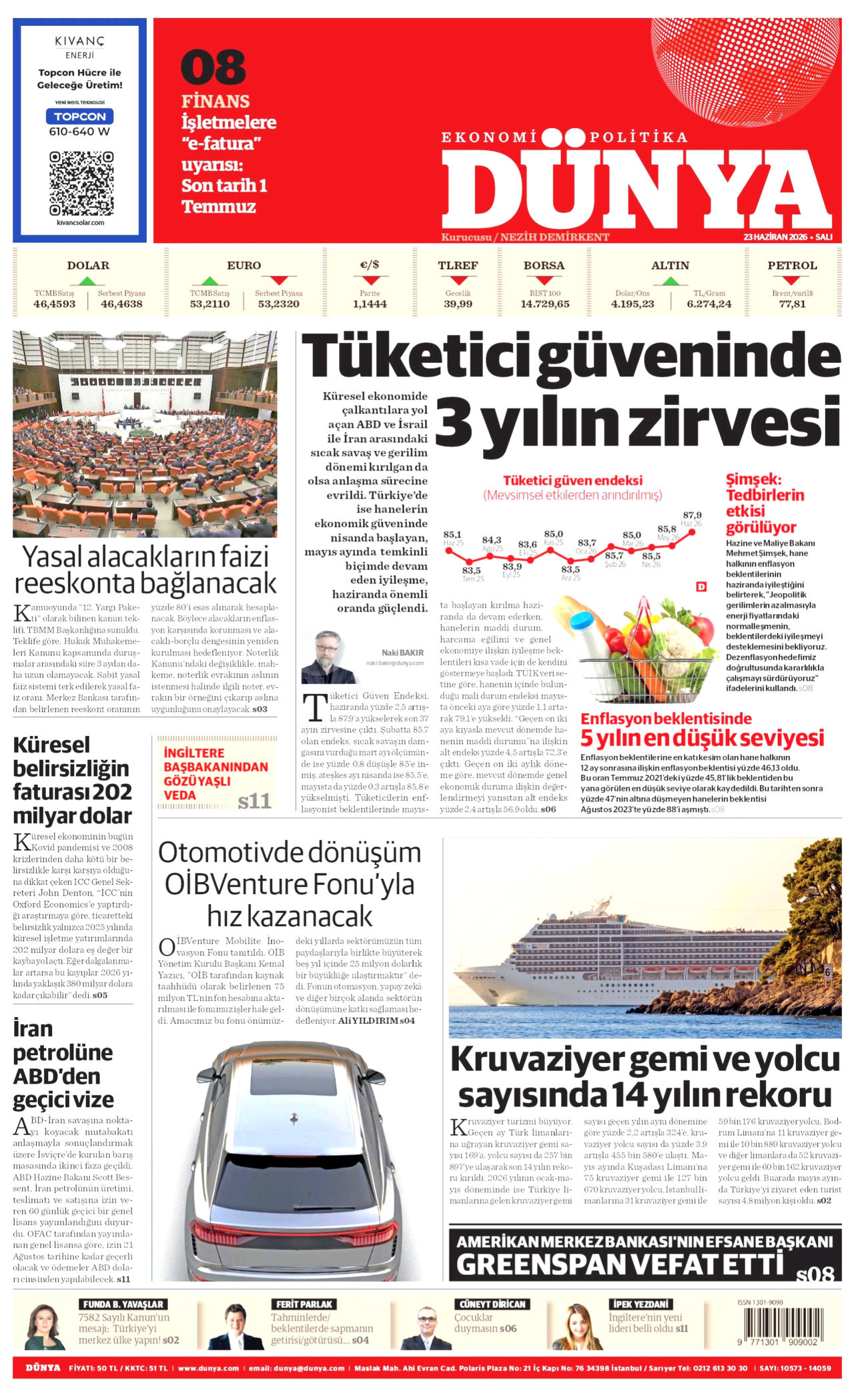 Dünya Manşet