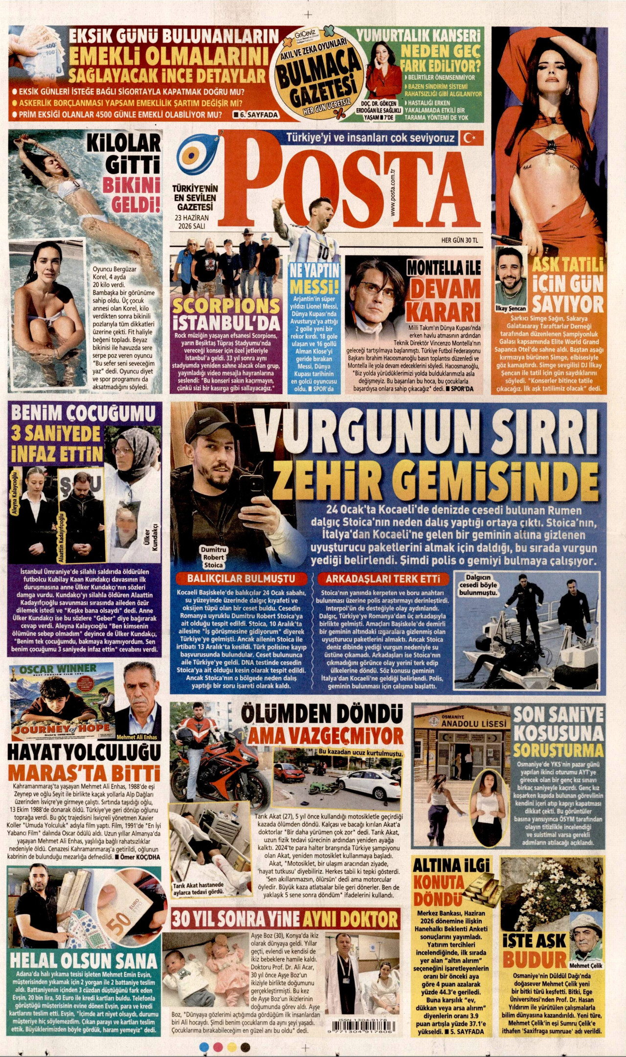Posta Gazetesi Manşeti - 23.06.2026