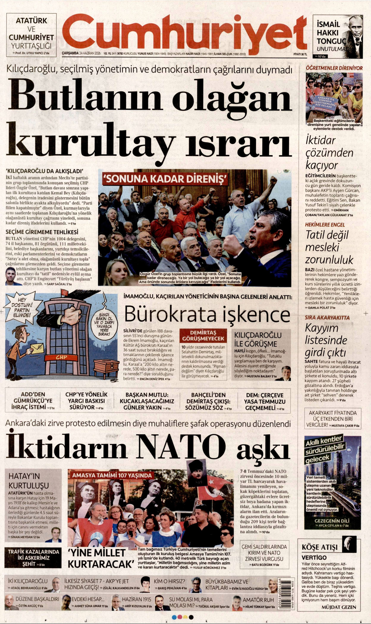Cumhuriyet Manşet