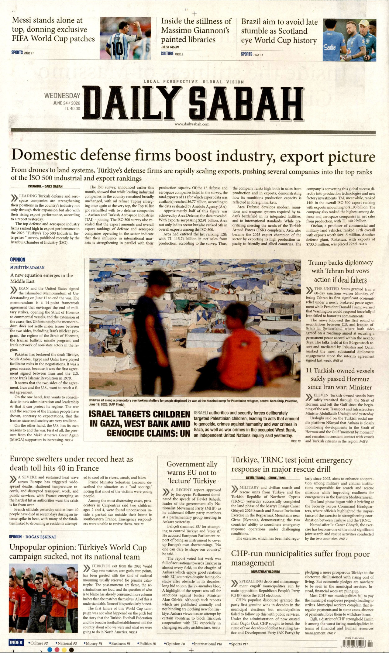 Daily Sabah Manşet