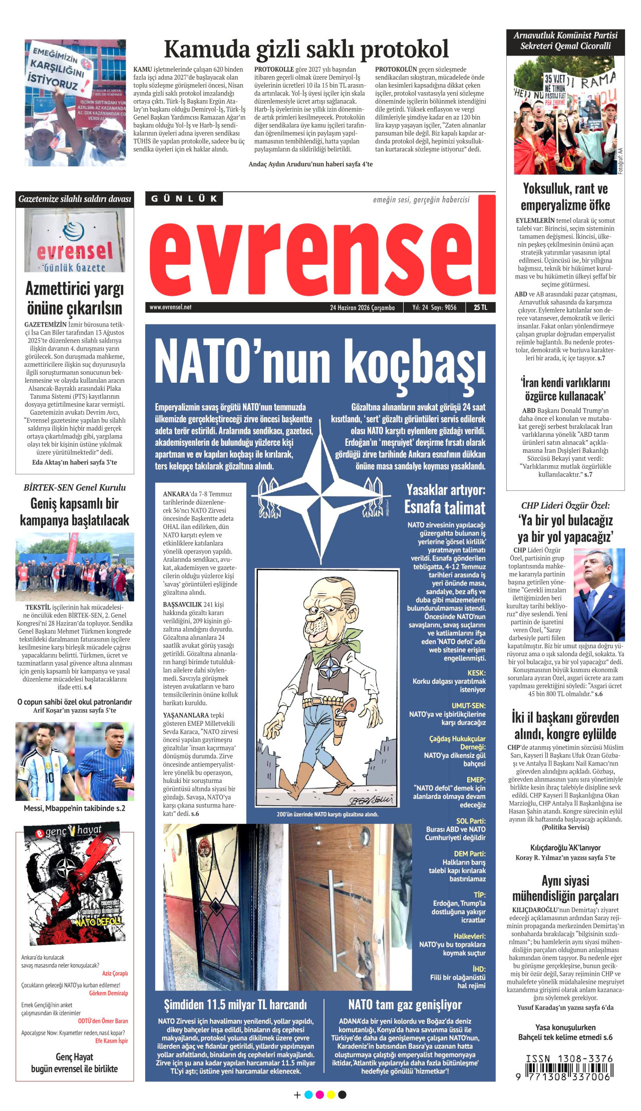 Evrensel Manşet