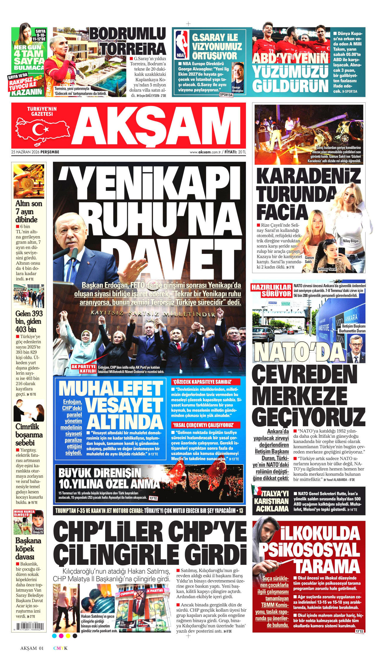 Akşam Manşet