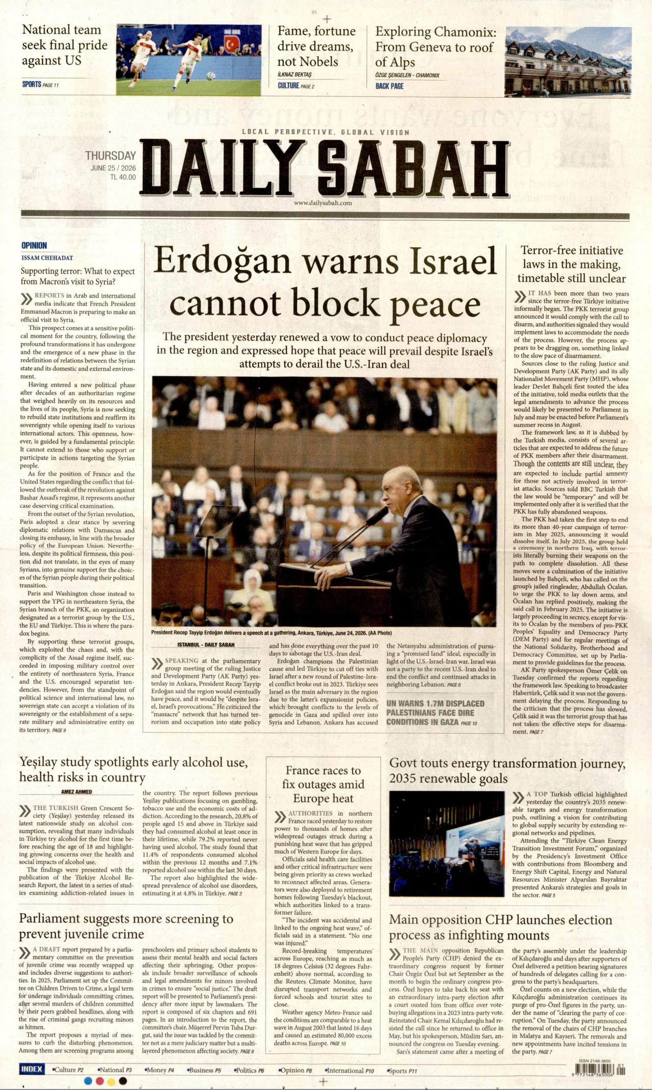 Daily Sabah Manşet