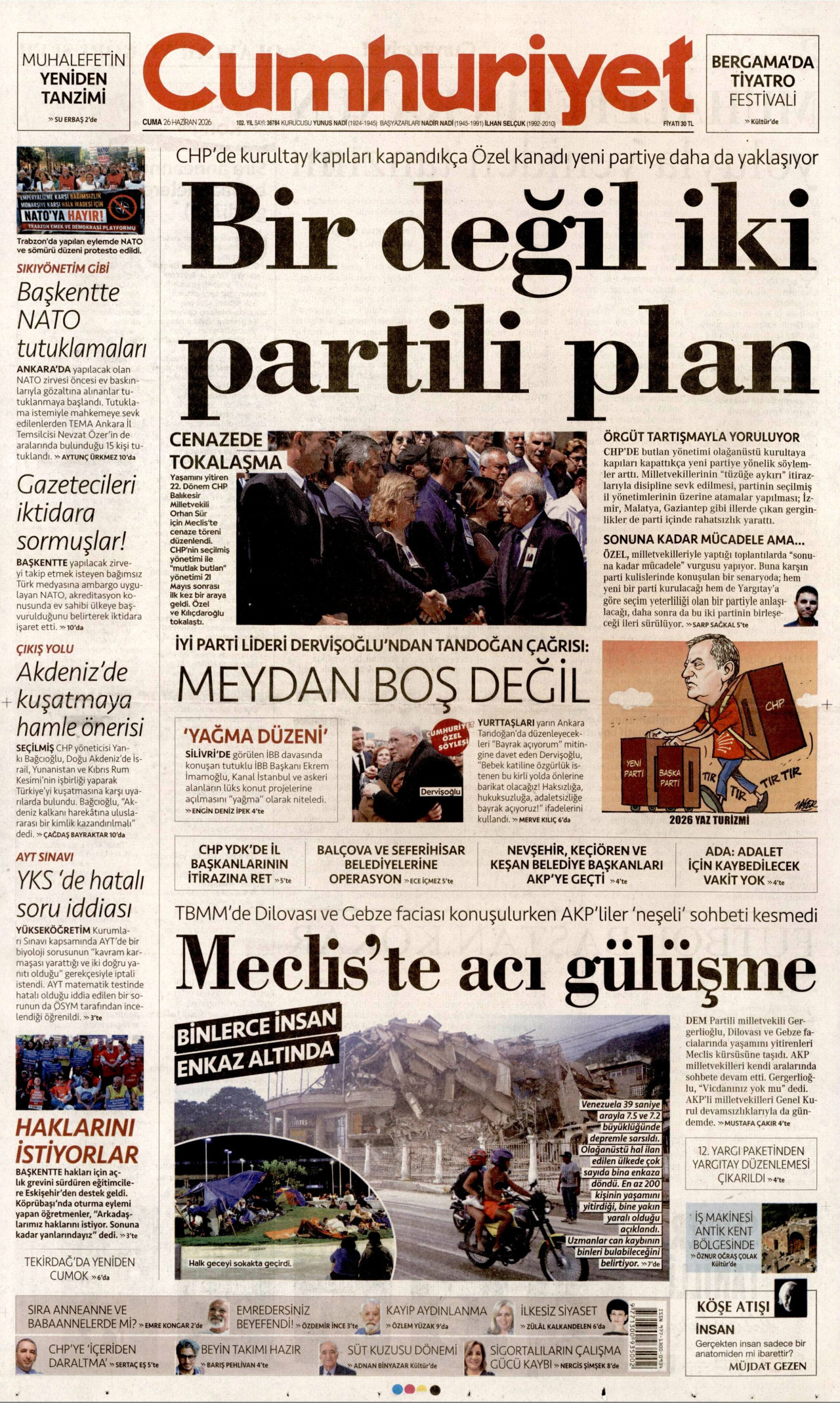 Cumhuriyet Manşet