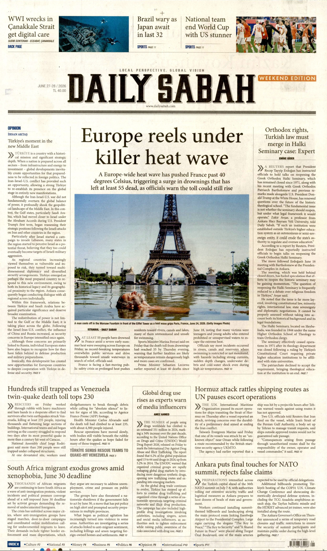 Daily Sabah Manşet