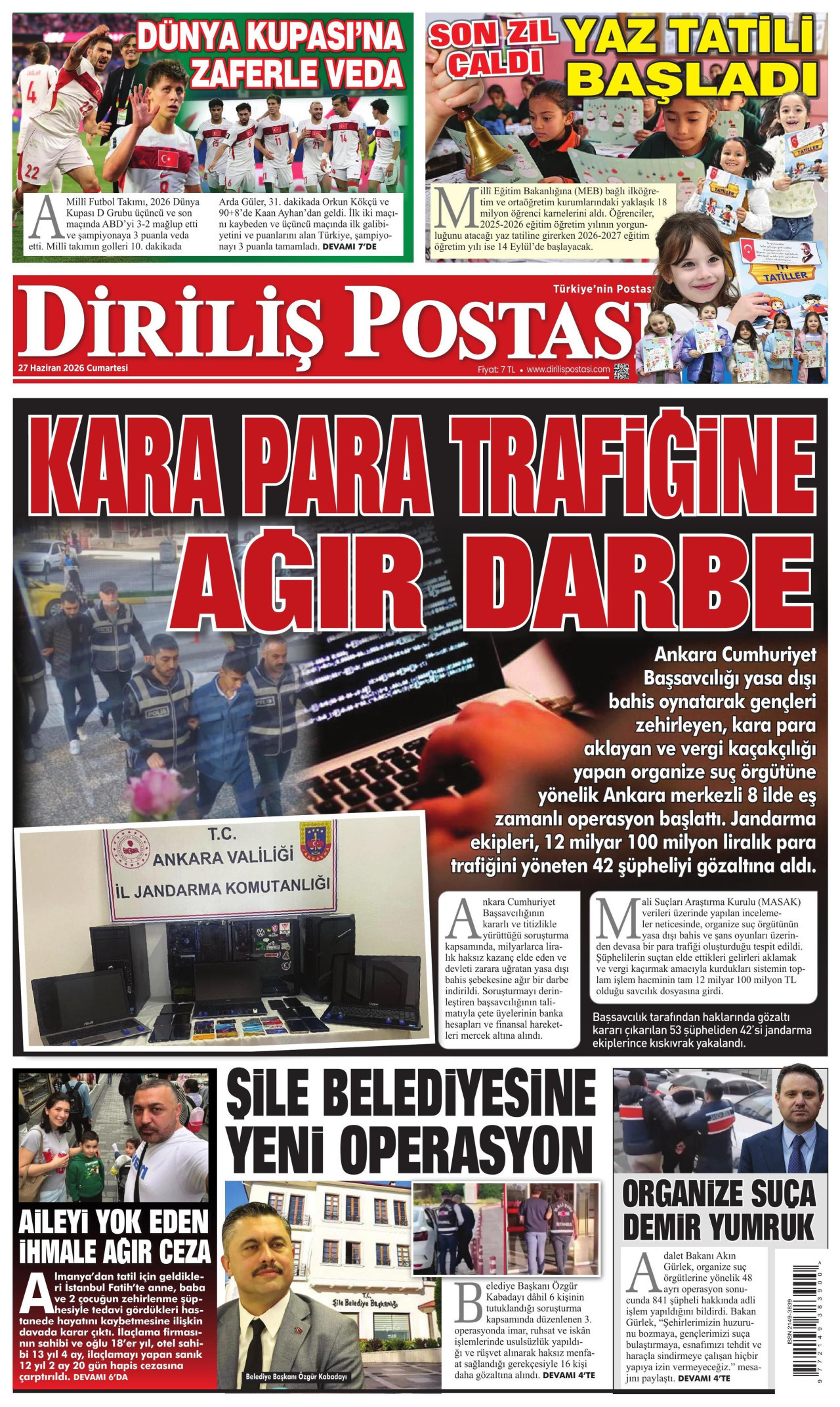 Diriliş Postası Manşet