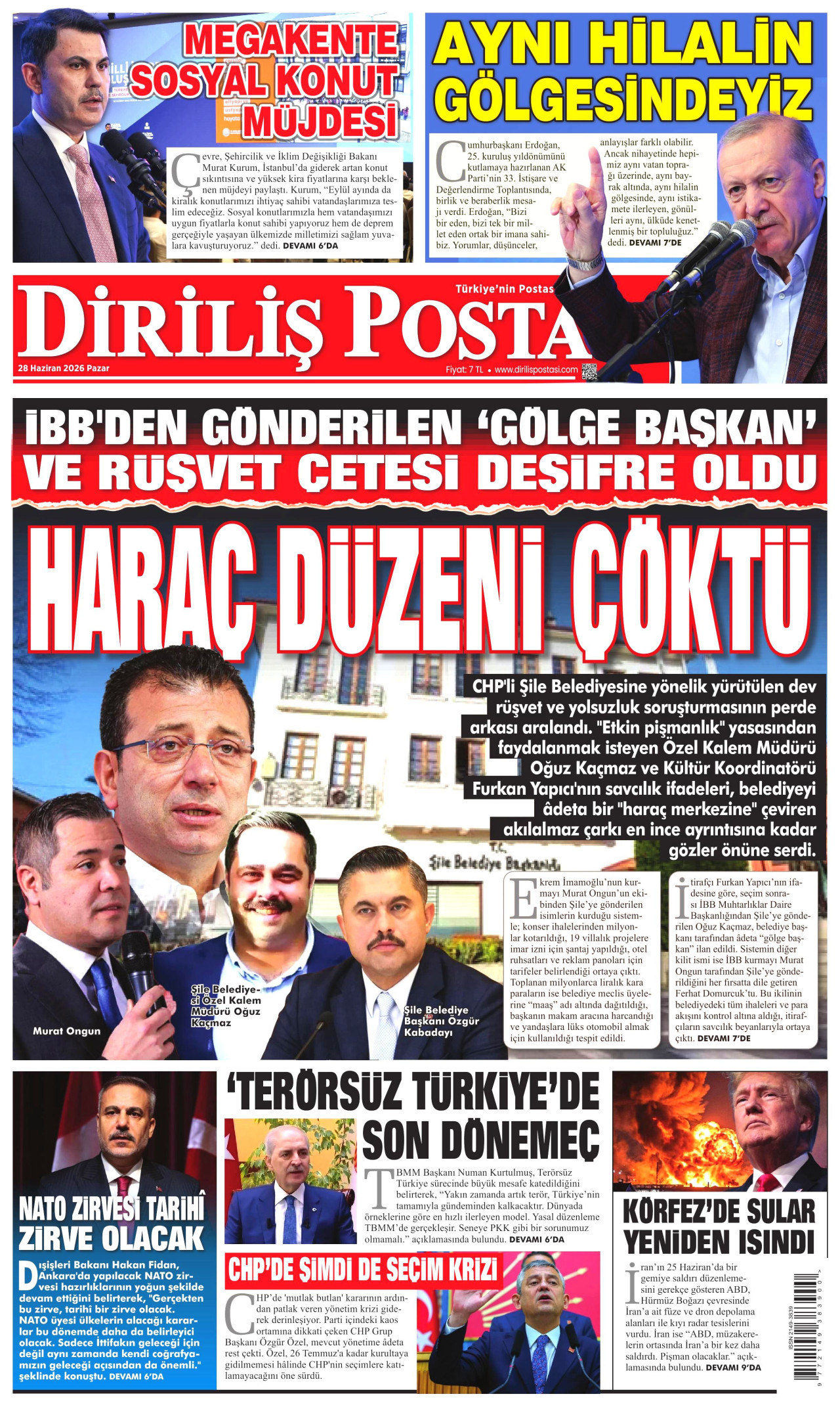 Diriliş Postası Manşet