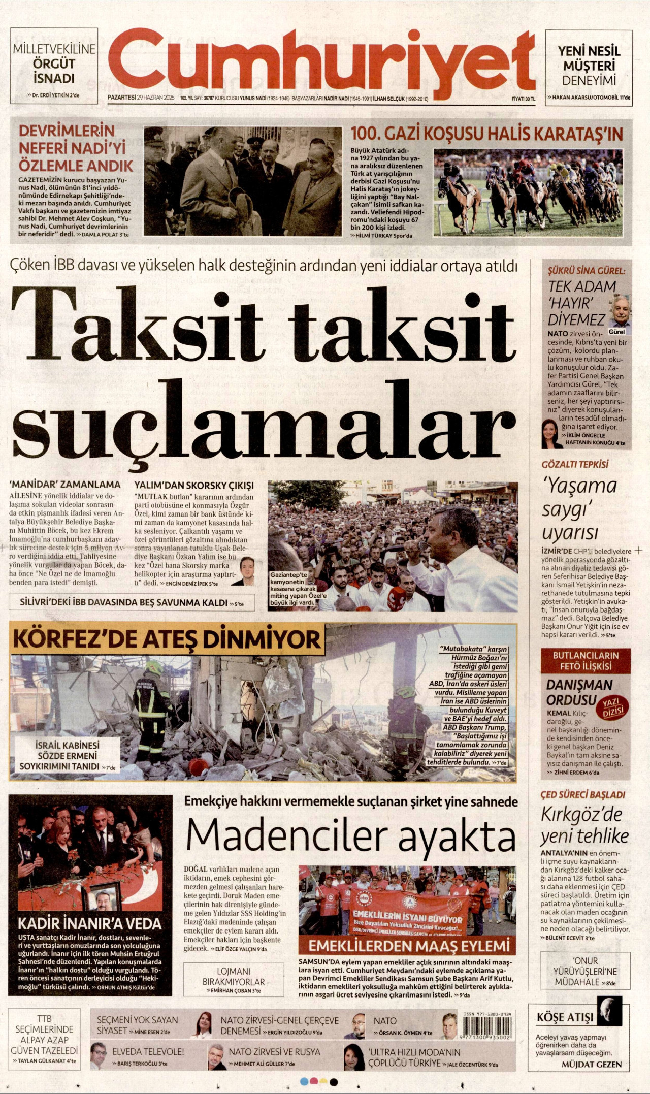 Cumhuriyet Manşet