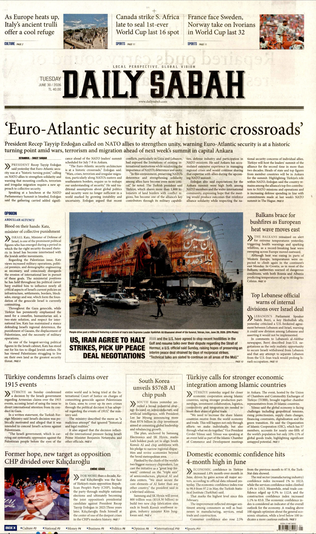 Daily Sabah Manşet