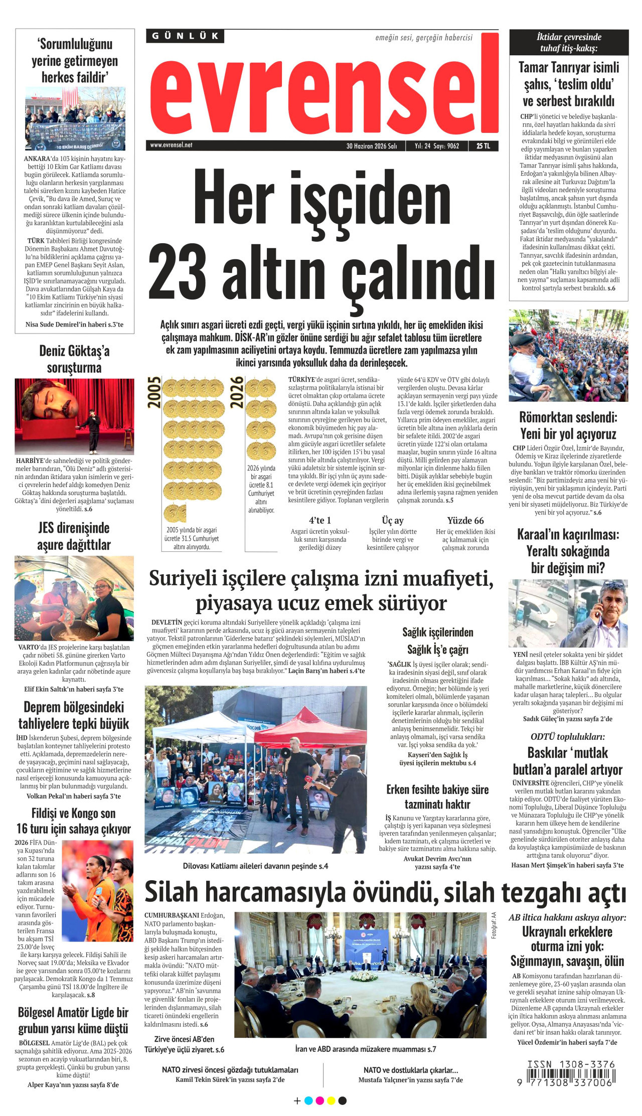 Evrensel Manşet