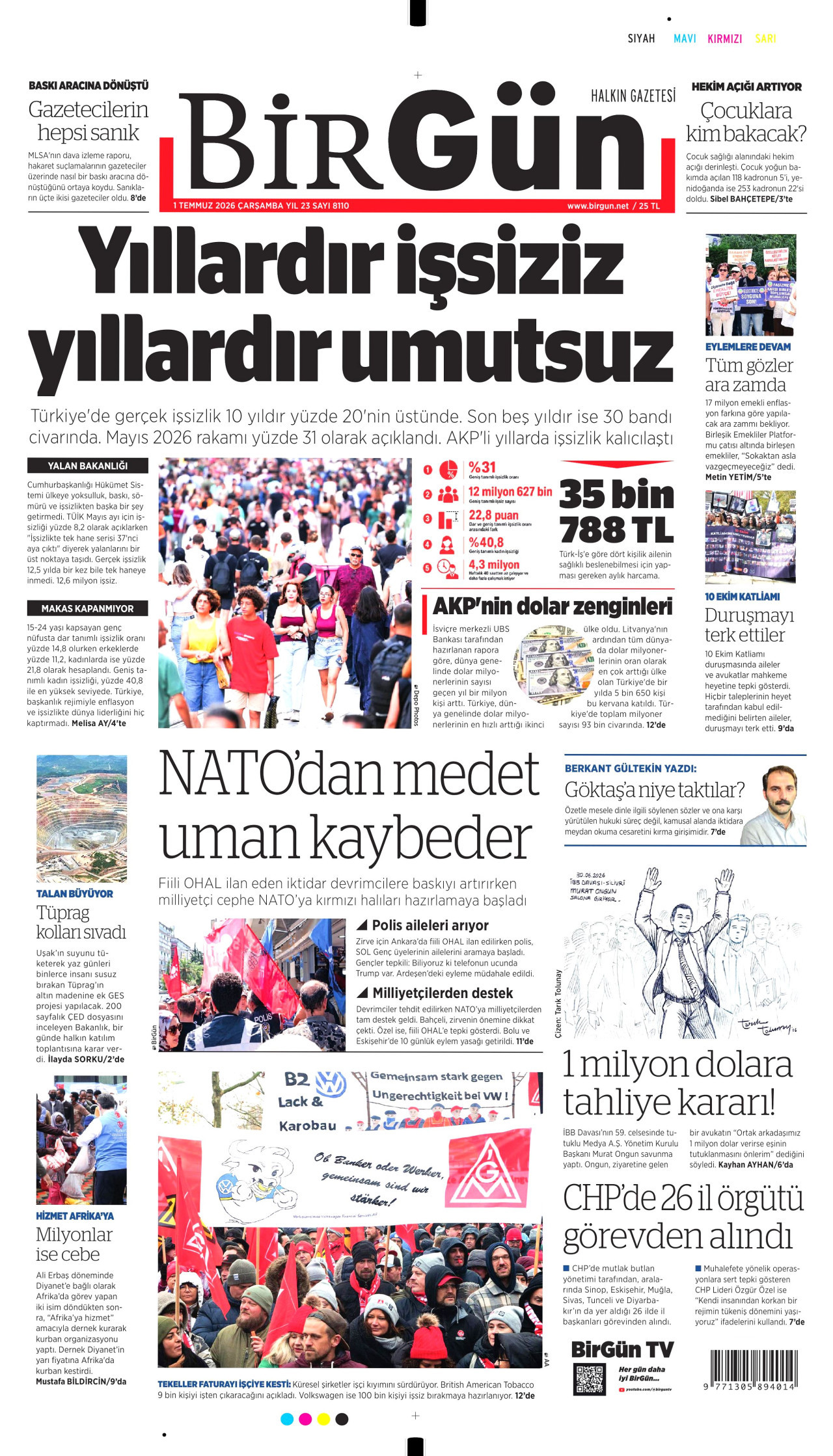 BirGün Manşet