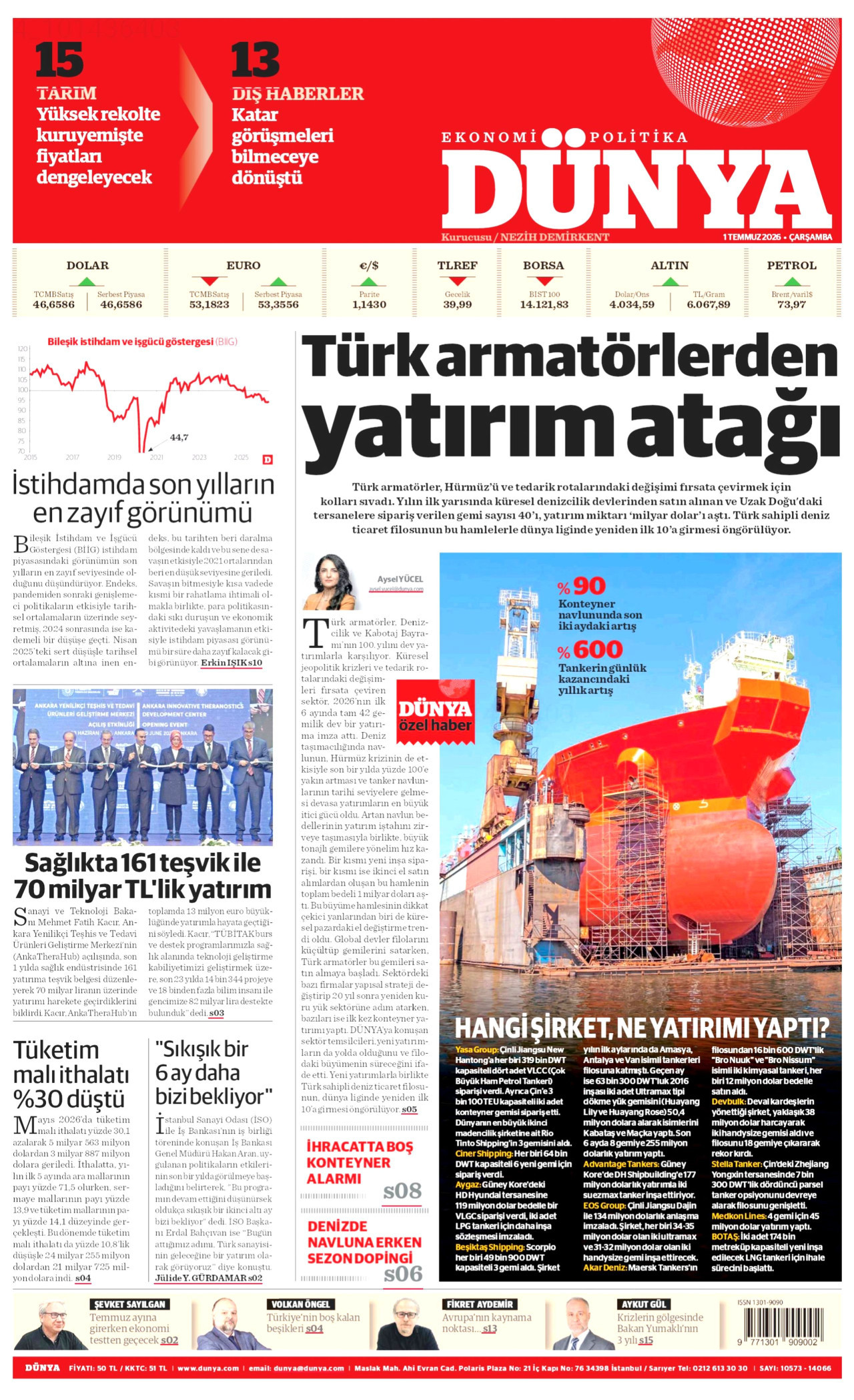 Dünya Manşet