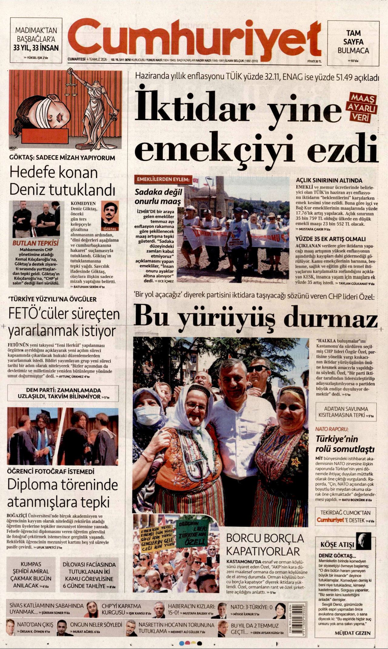 Cumhuriyet Manşet