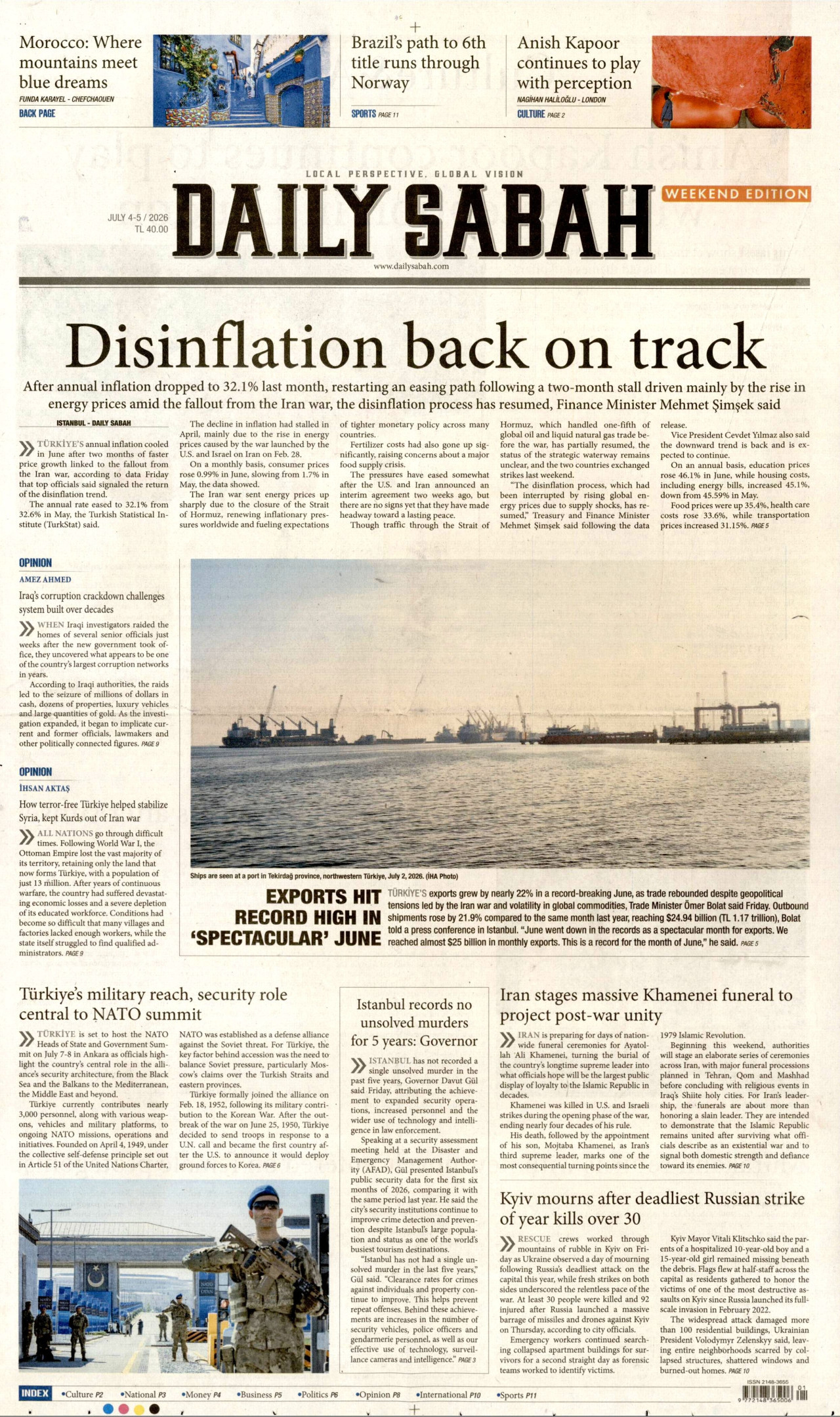 Daily Sabah Manşet