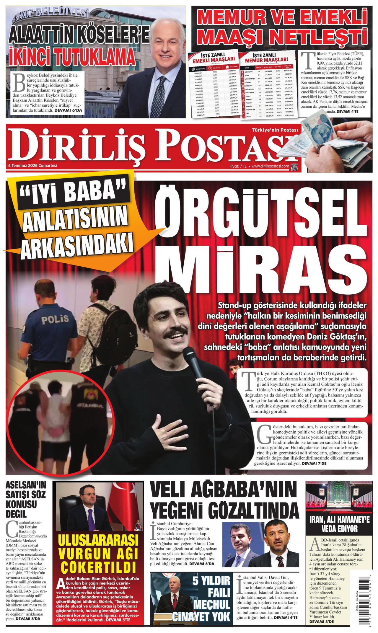 Diriliş Postası Manşet