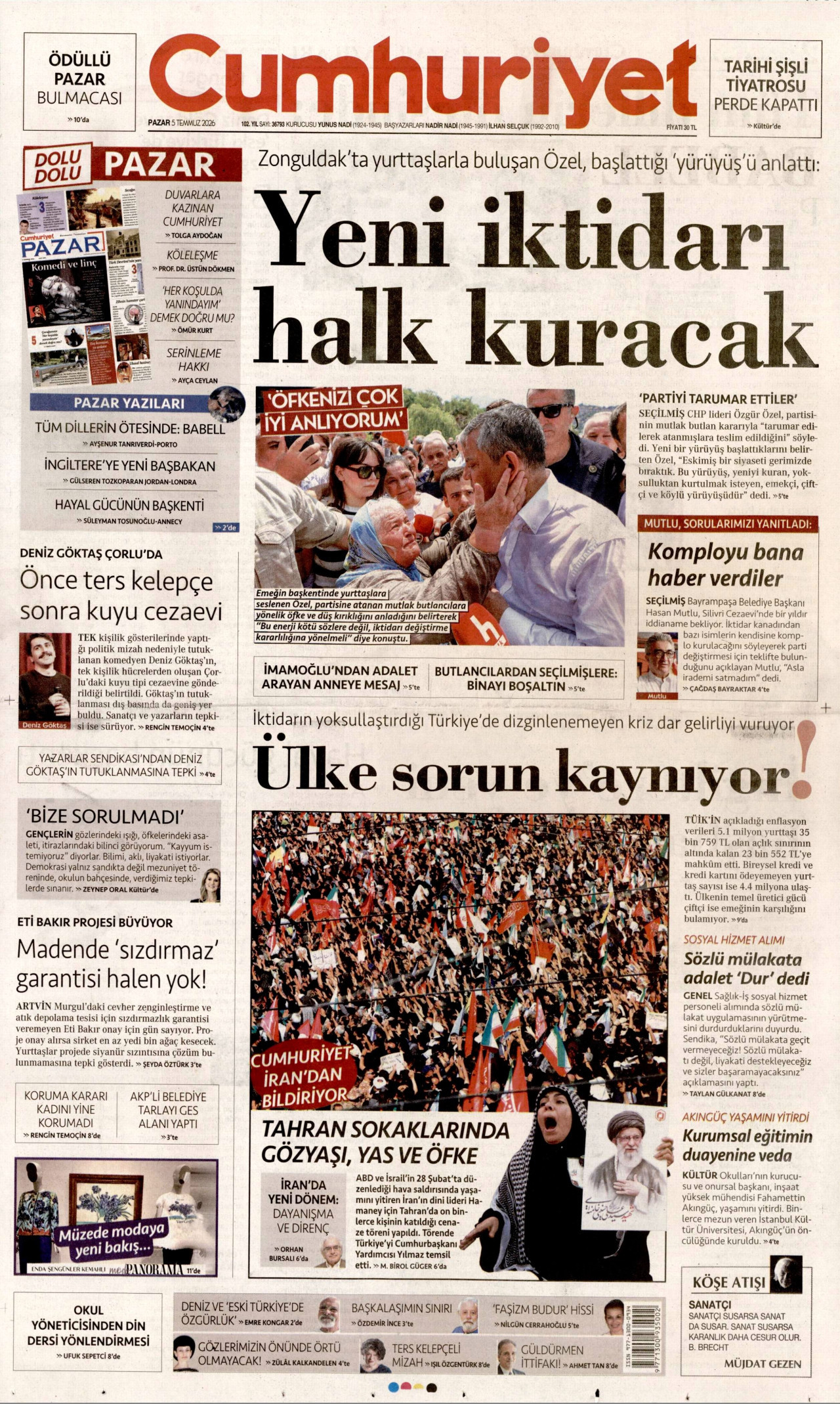 Cumhuriyet Manşet