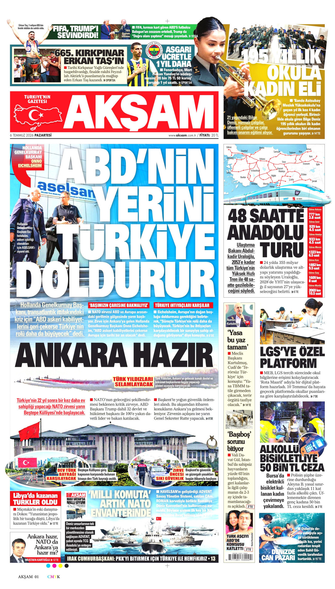 Akşam Manşet