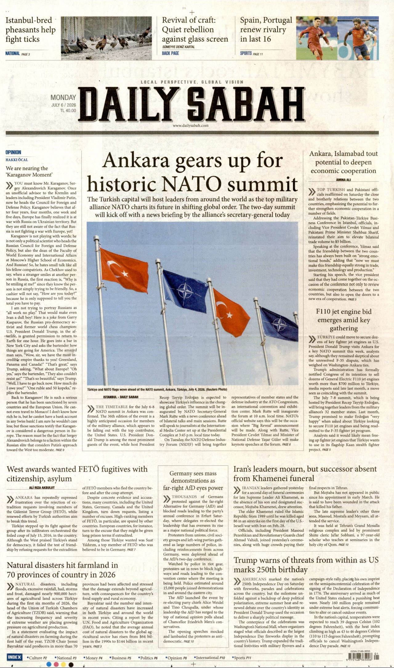 Daily Sabah Manşet