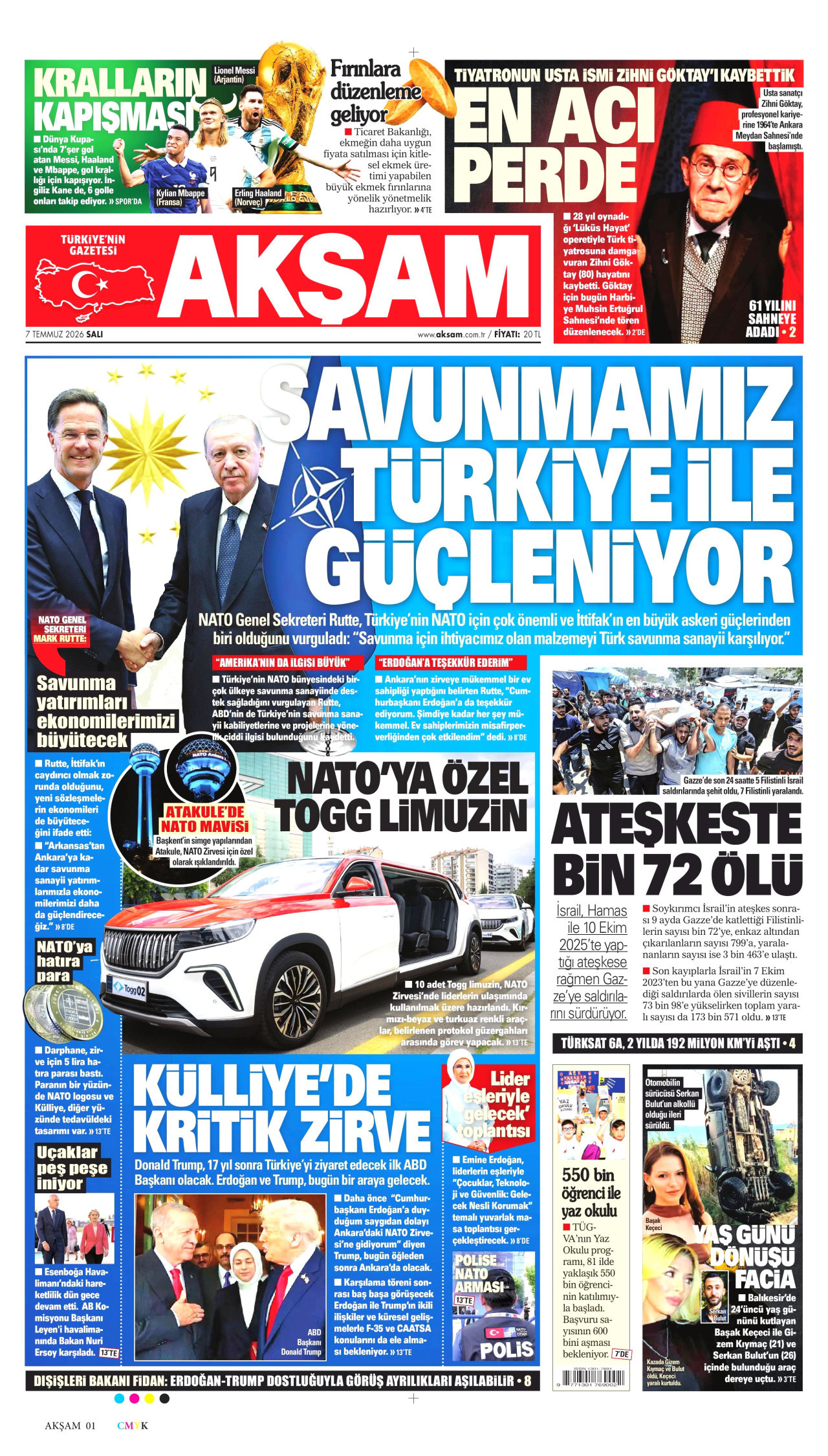 Akşam Manşet
