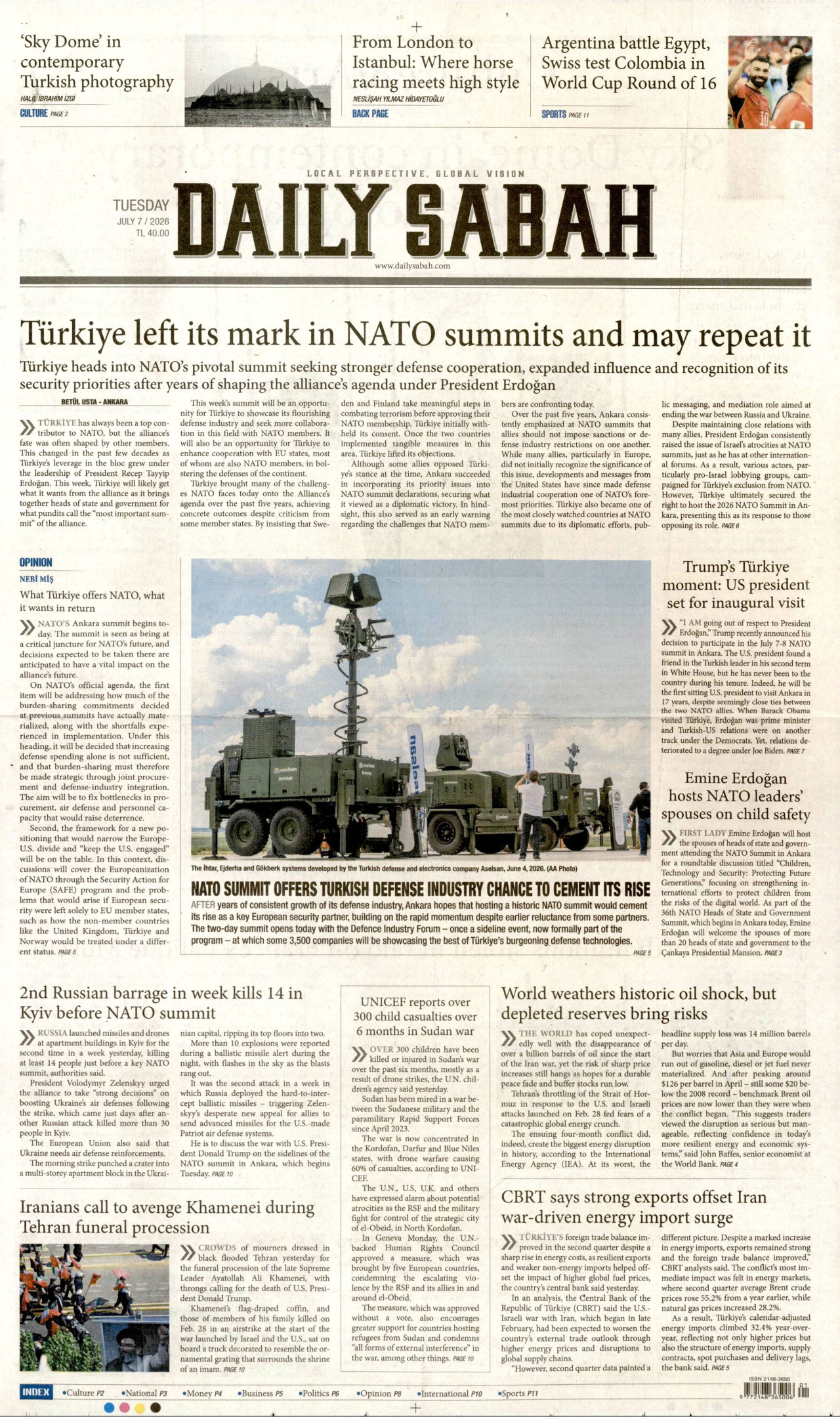Daily Sabah Manşet