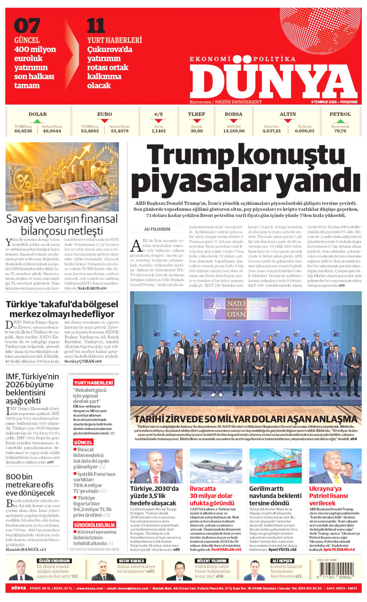 Dünya Manşet