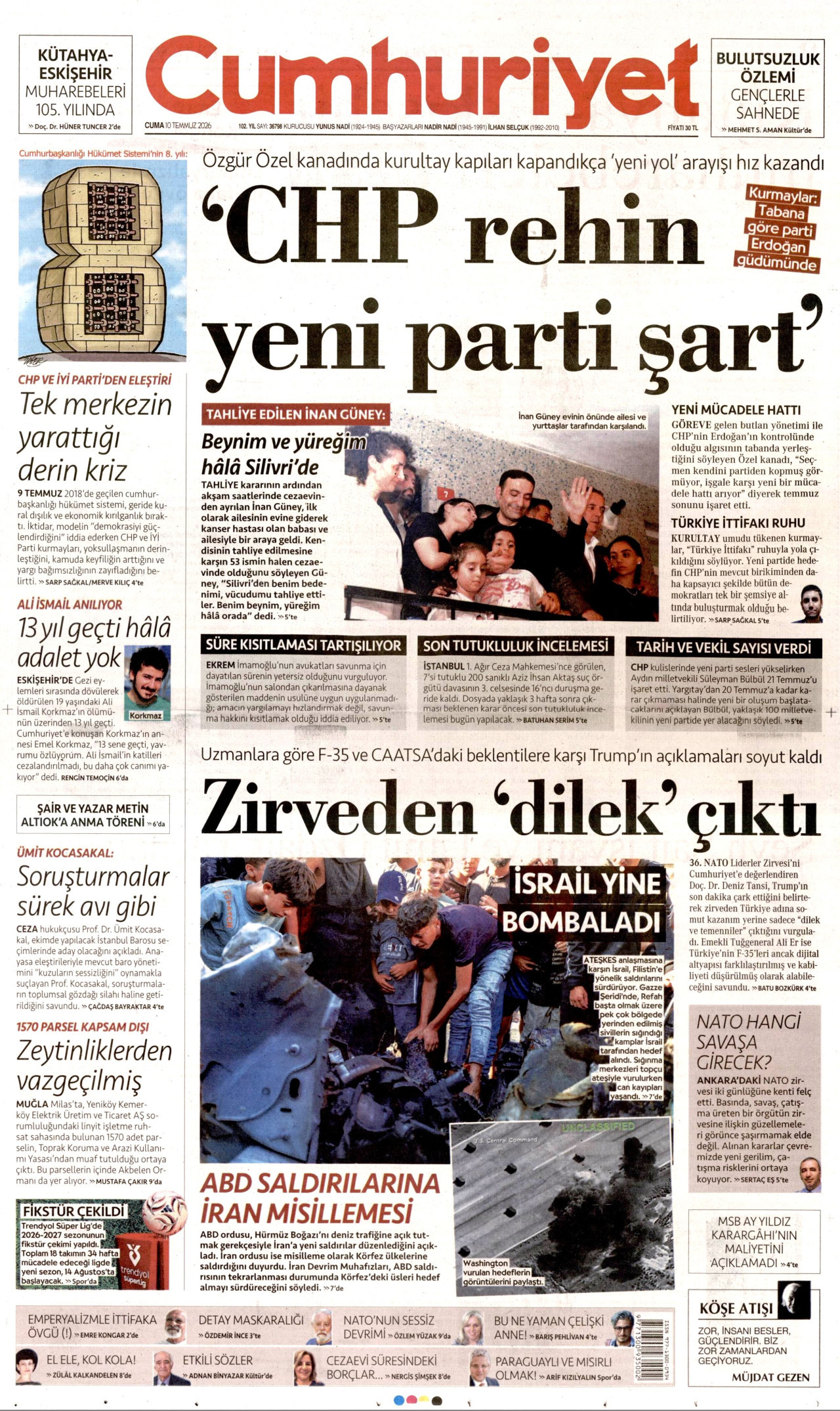 Cumhuriyet Manşet