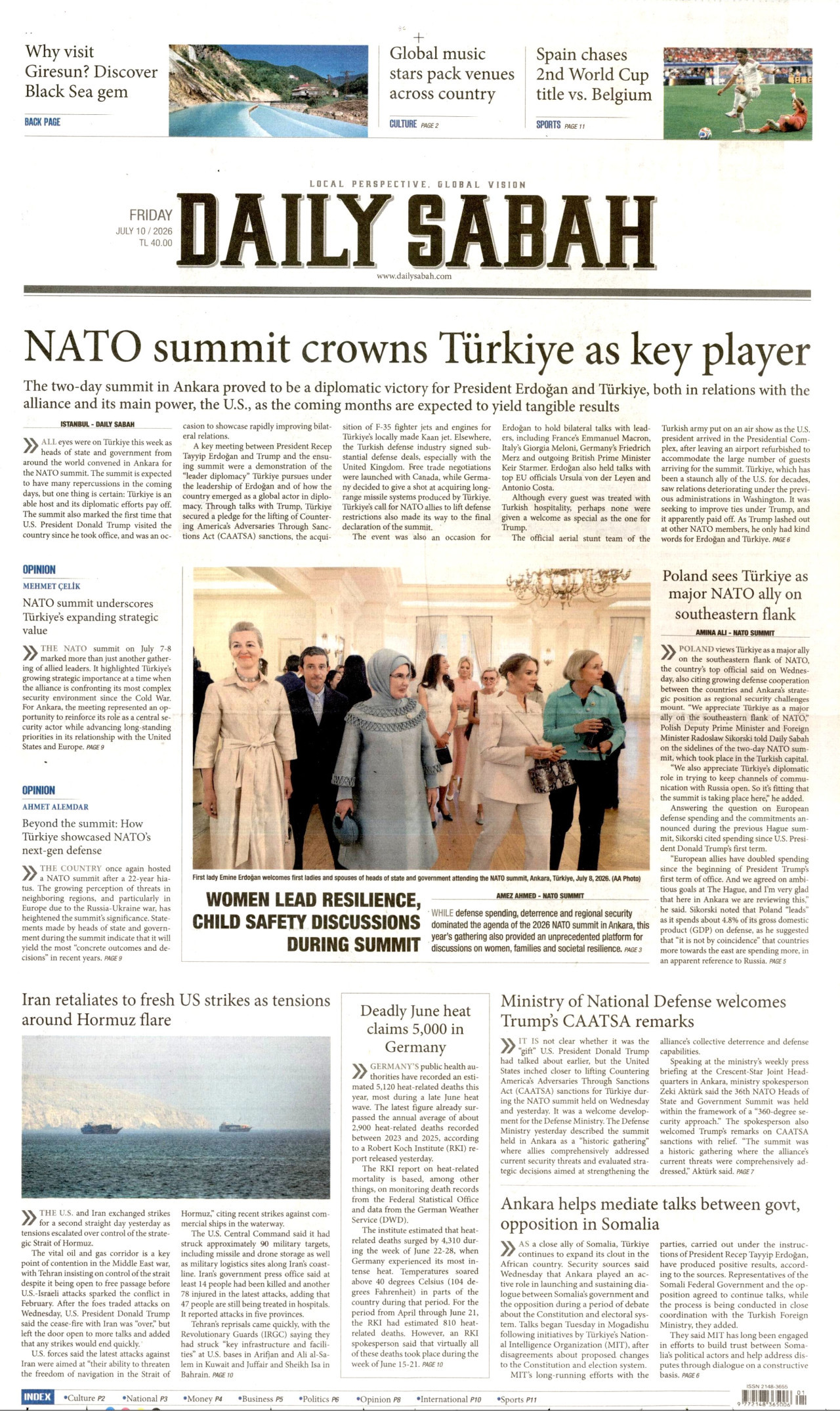 Daily Sabah Manşet