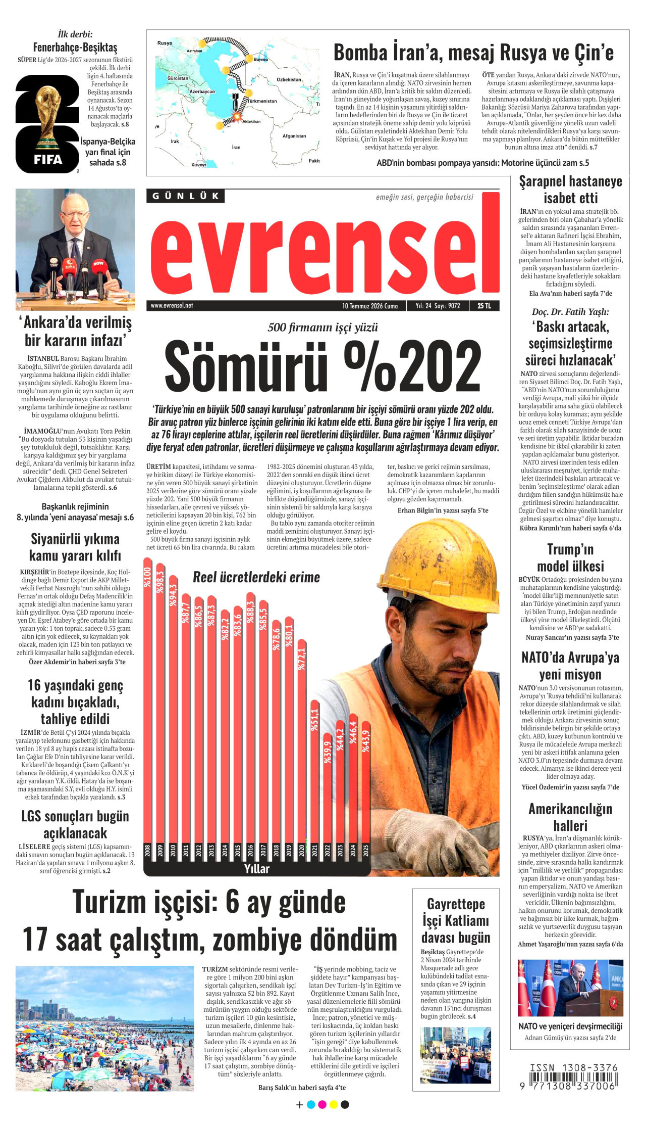 Evrensel Manşet