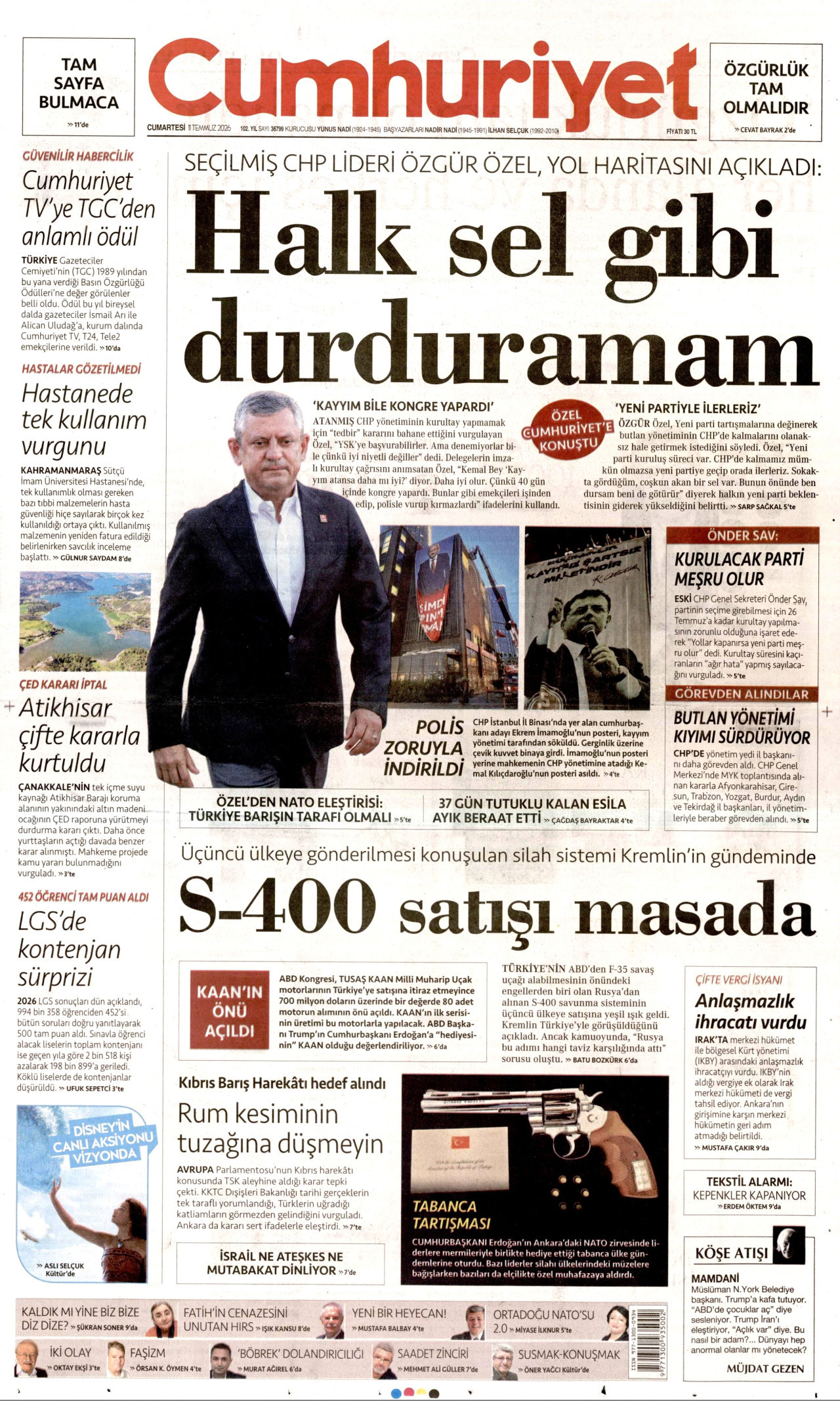 Cumhuriyet Manşet