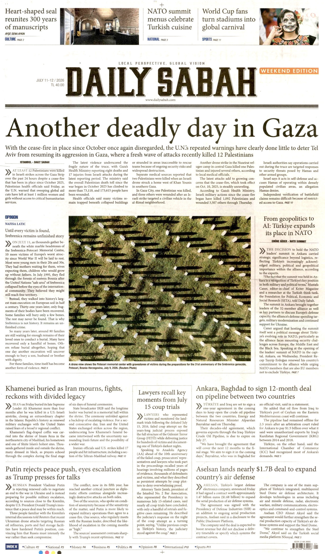 Daily Sabah Manşet