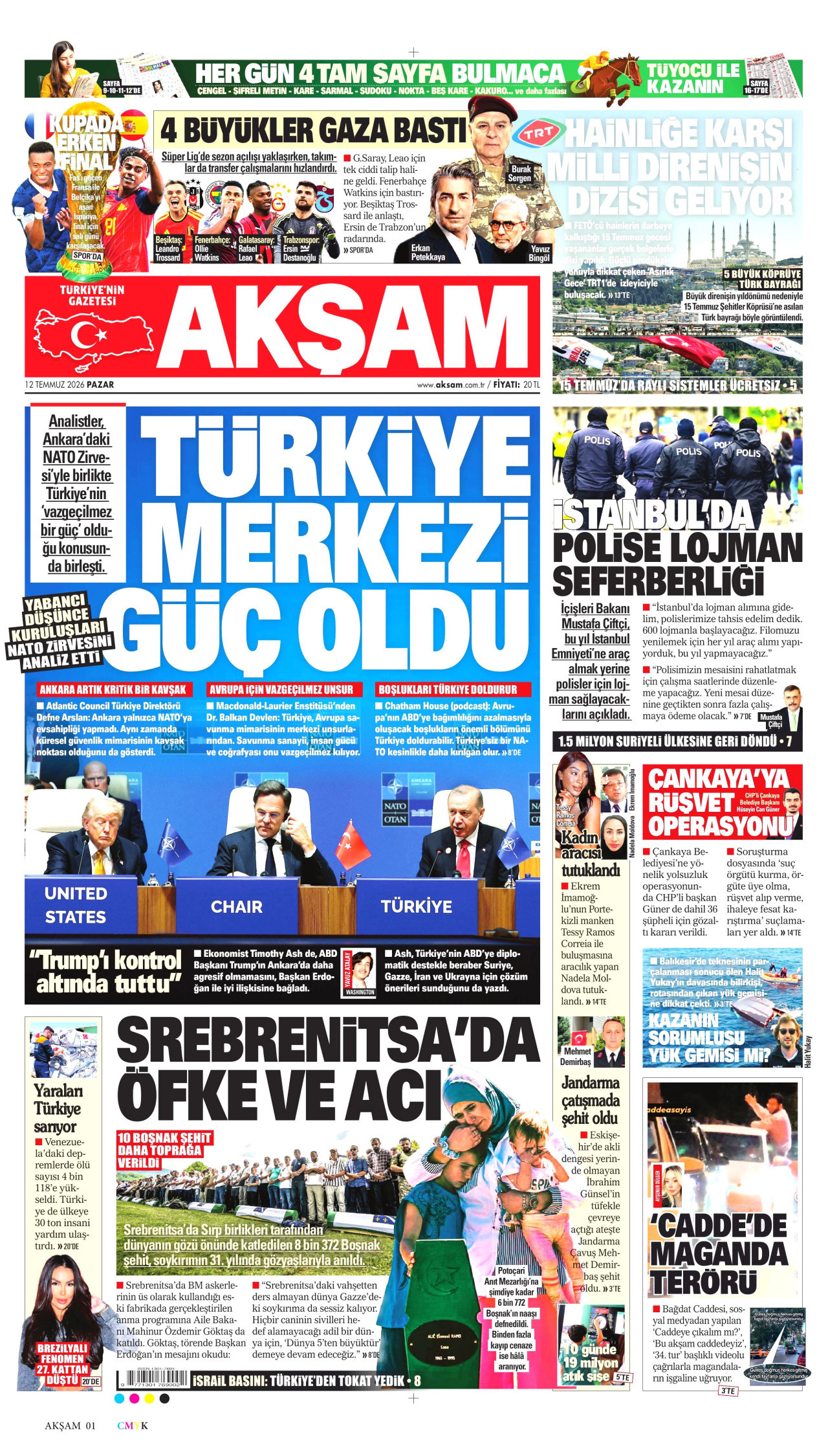 Akşam Manşet