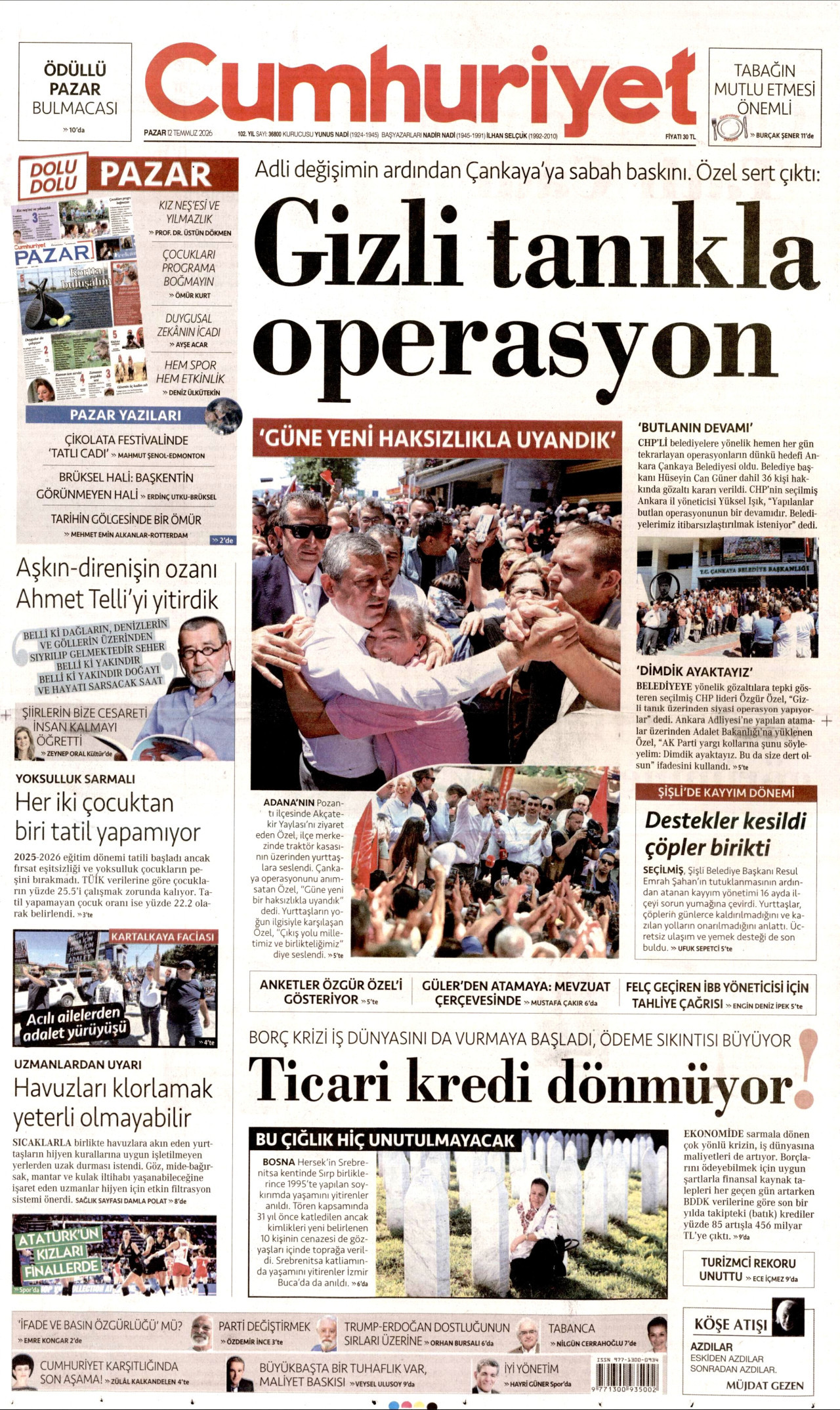 Cumhuriyet Manşet