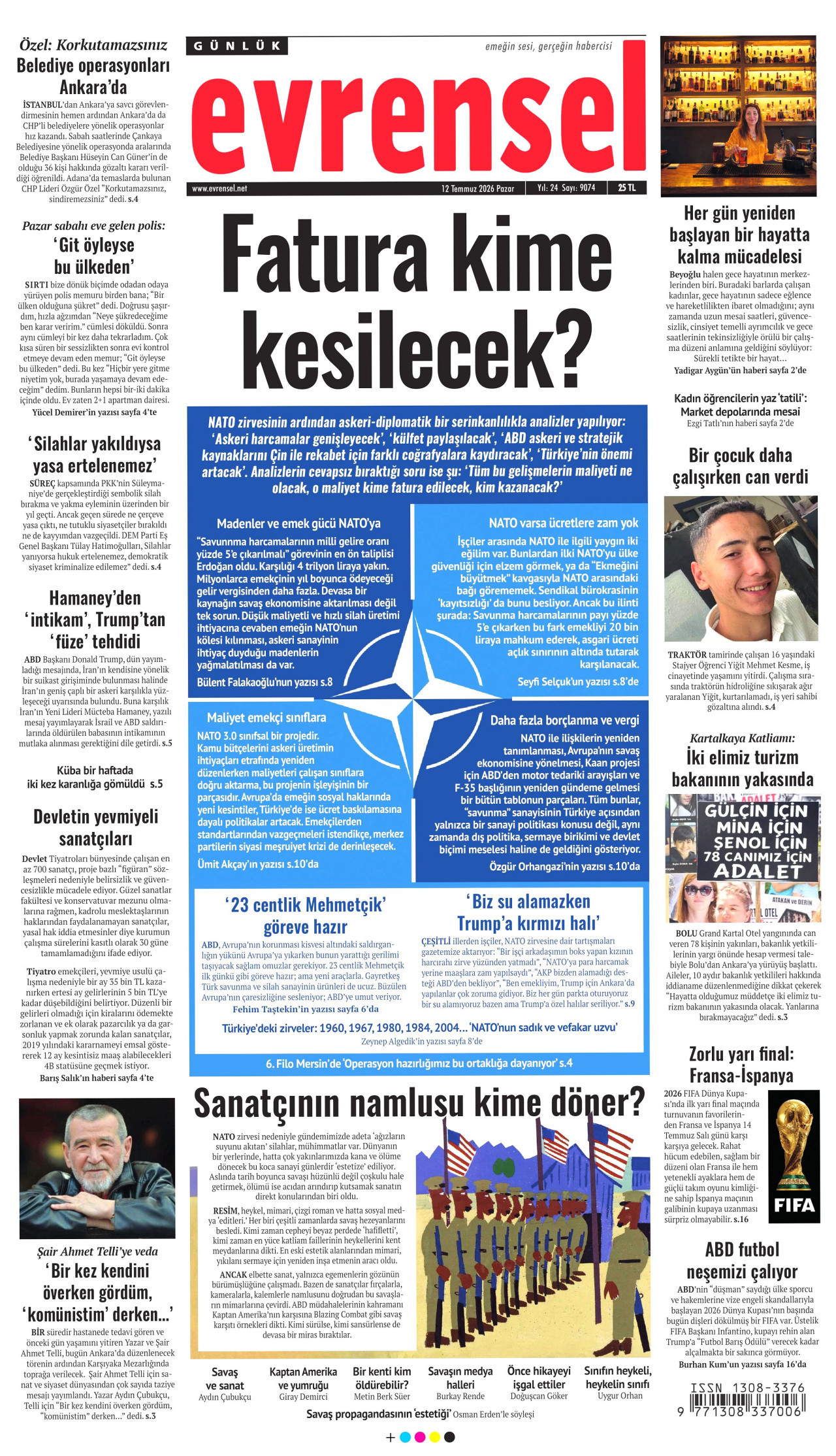 Evrensel Manşet