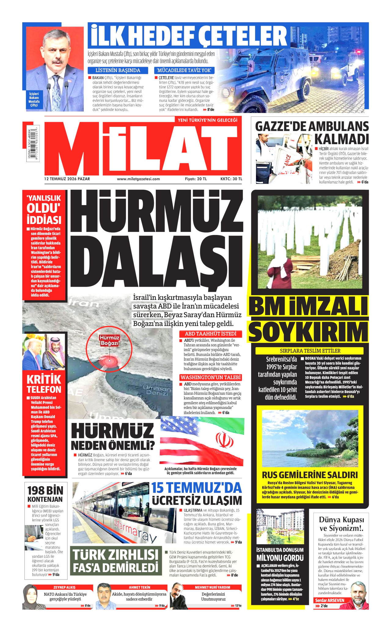 Milat Manşet