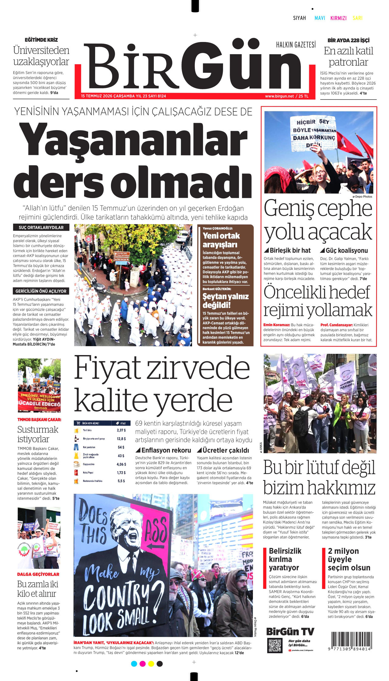 BirGün Manşet