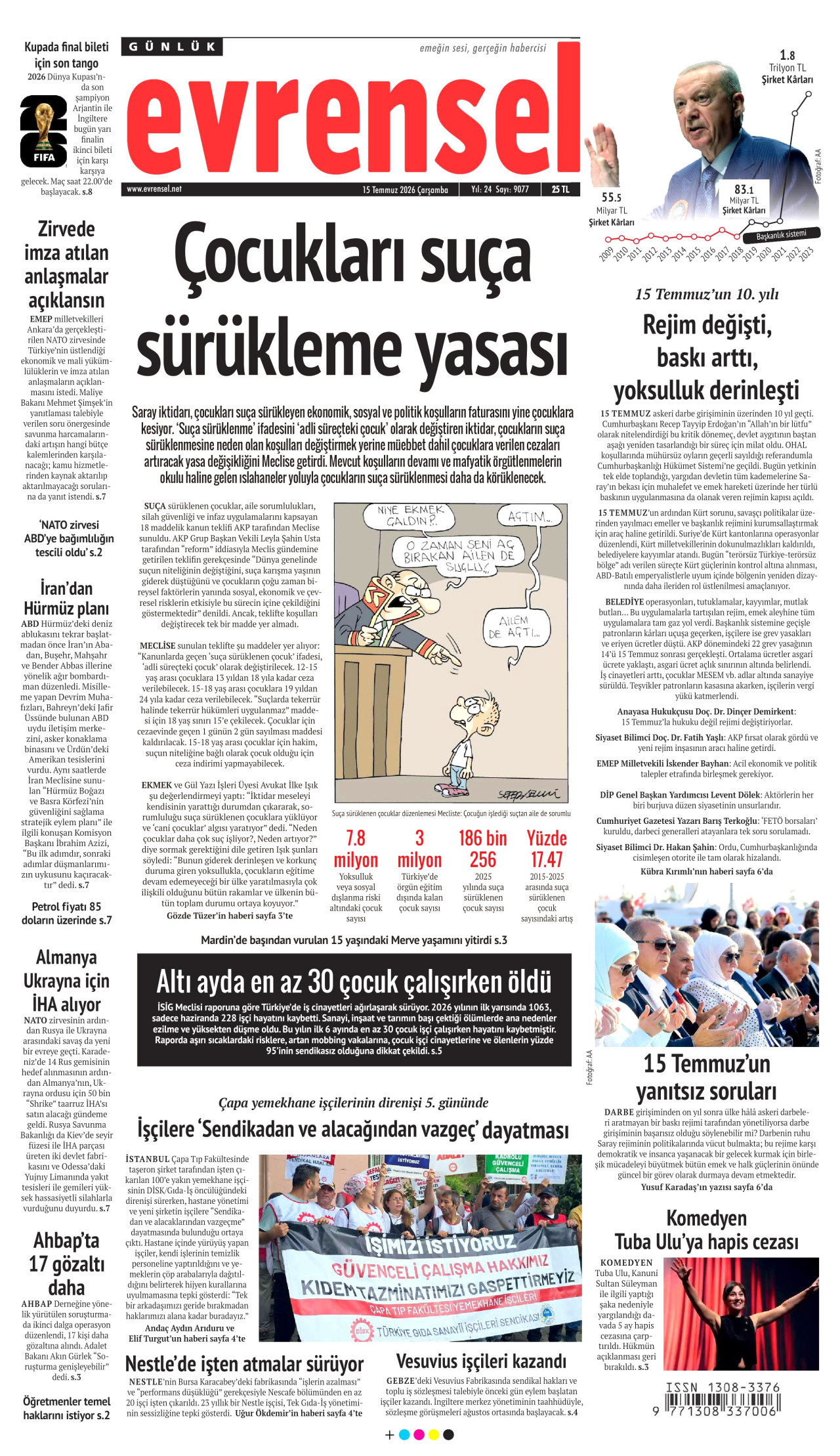 Evrensel Manşet