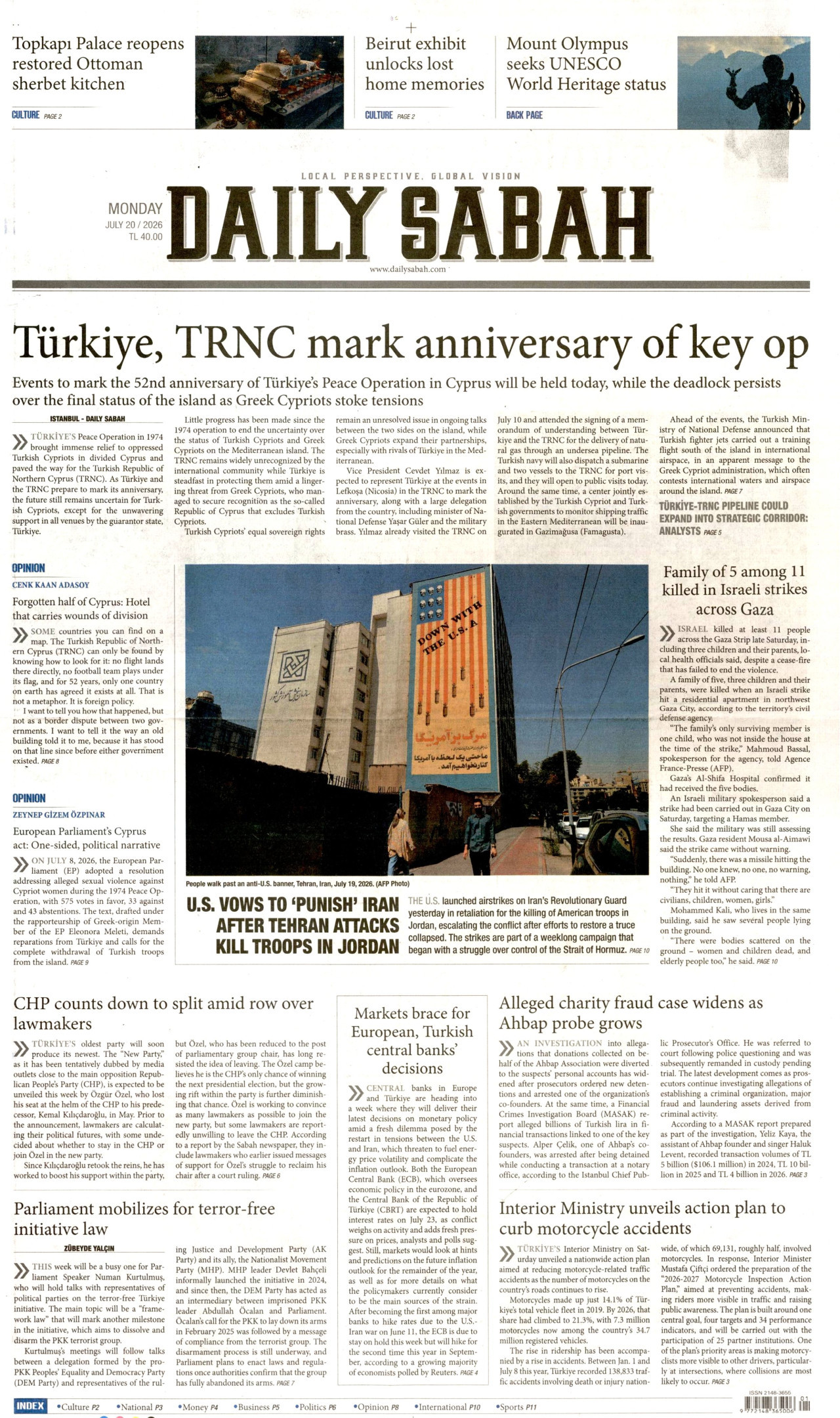 Daily Sabah Manşet