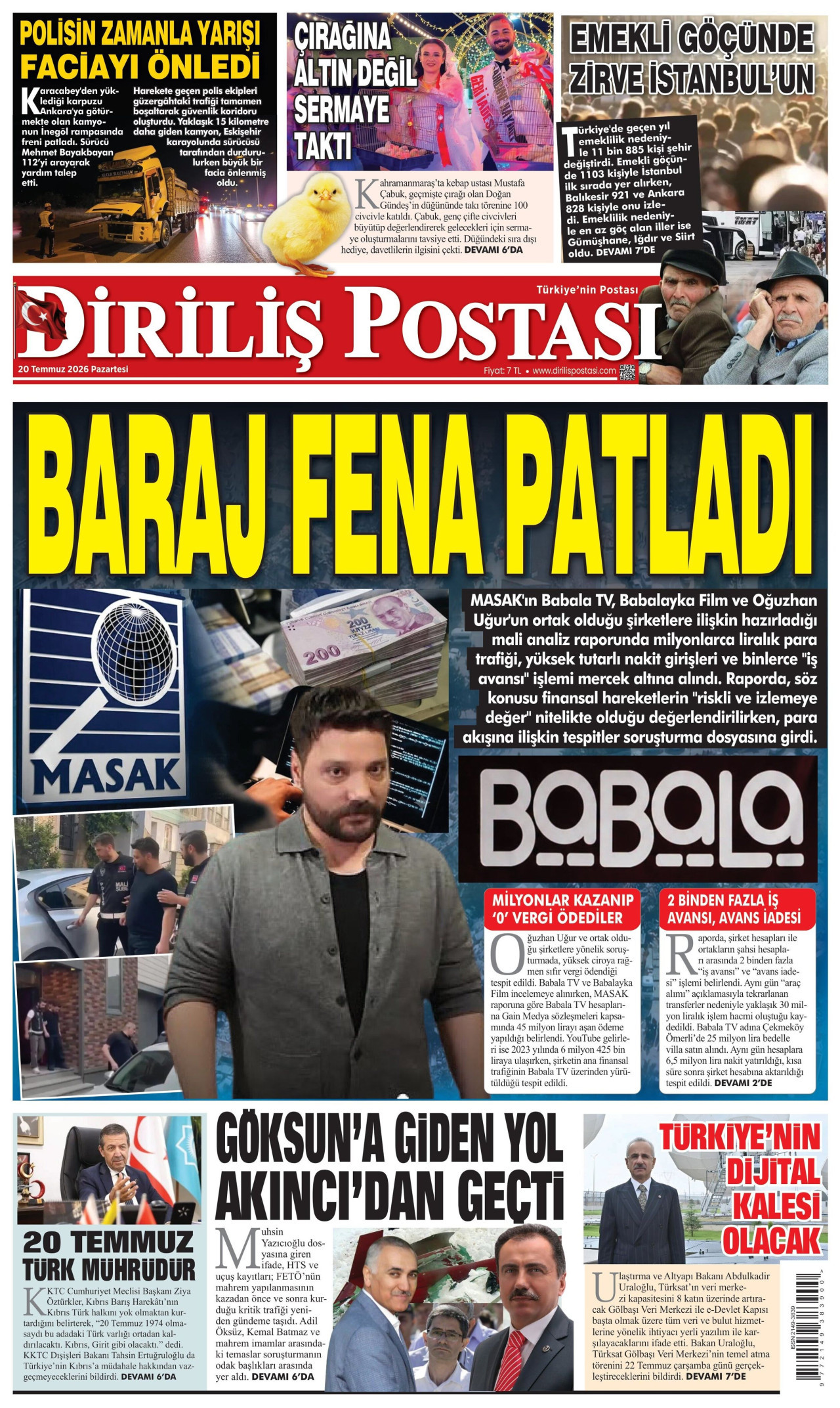 Diriliş Postası Manşet
