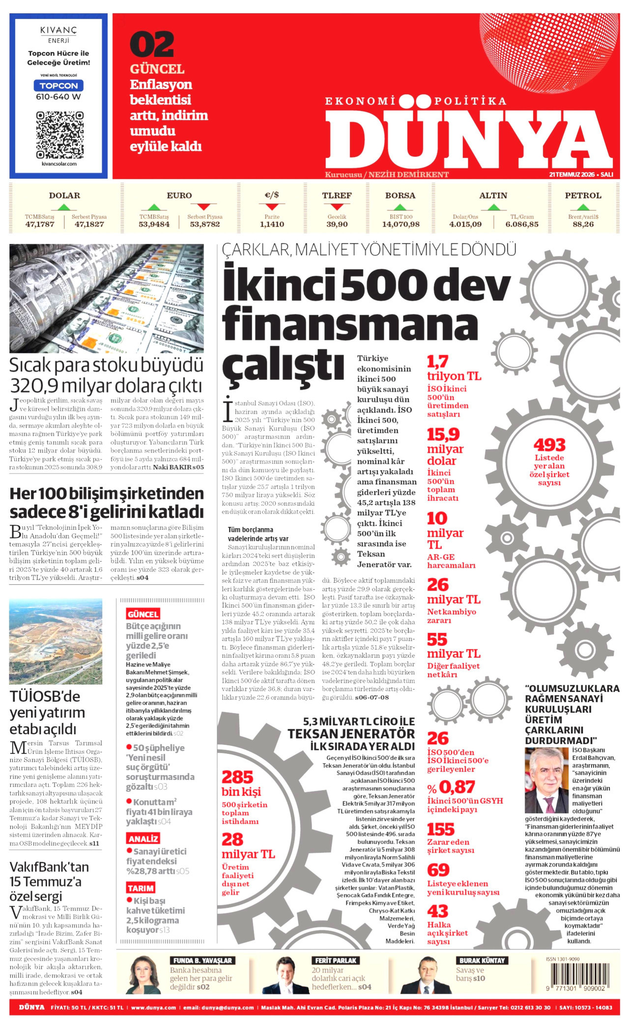Dünya Manşet